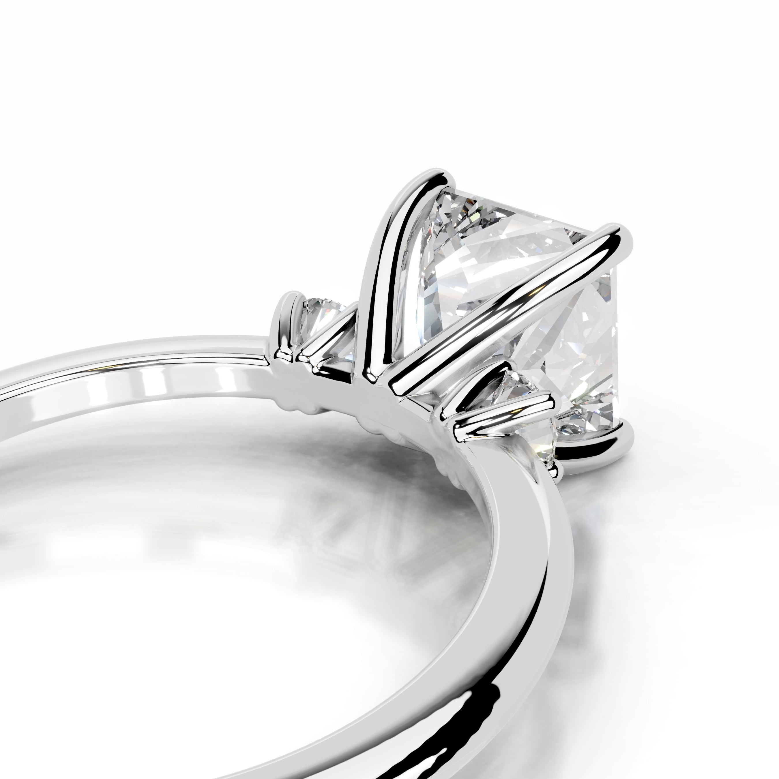 Blanca Diamond Engagement Ring - 14 White Gold、mySite、hinf8tx79