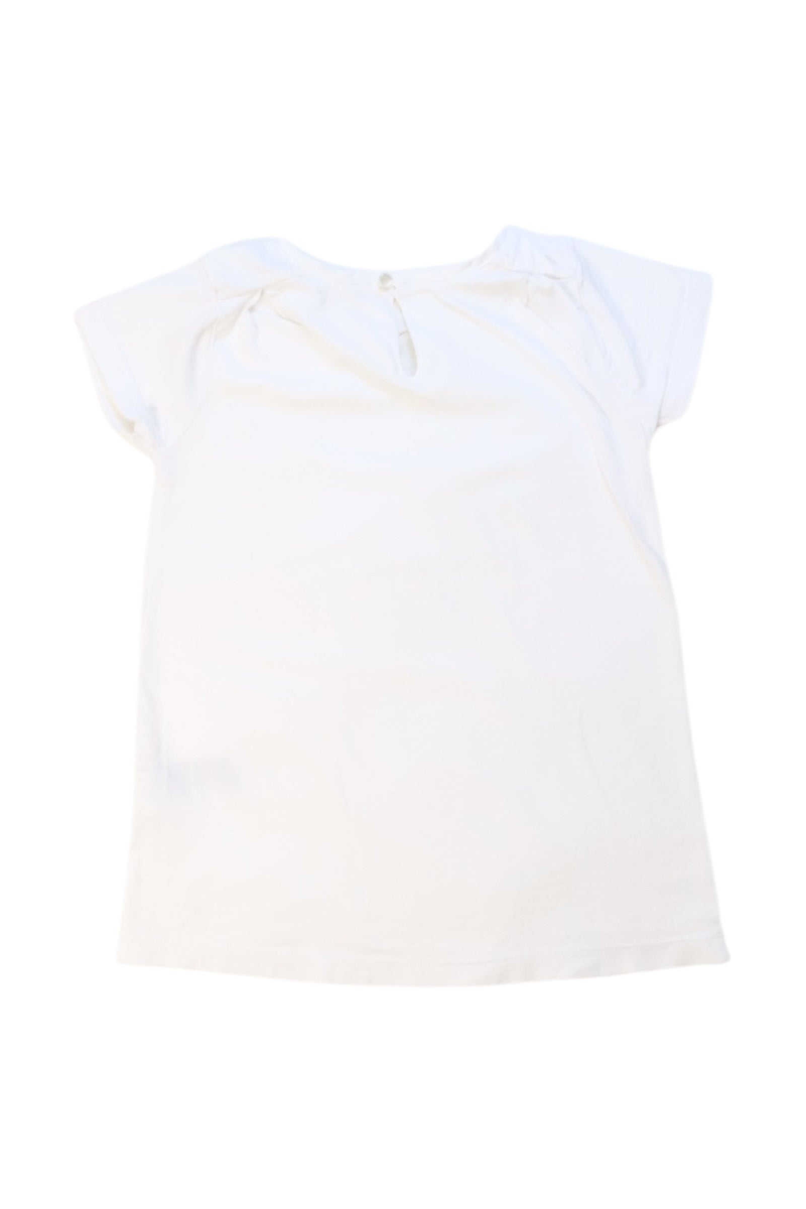 Jacadi Short Sleeve Top With Bow Detail - Size 8Y、mySite、g9winljtr