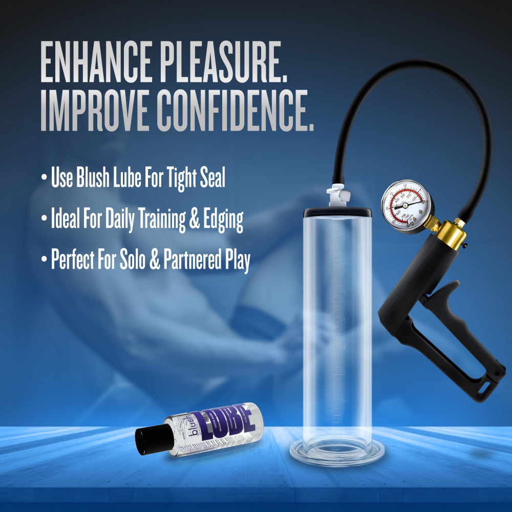 Performance By Blush® | VX7 Vacuum With Brass Trigger & Pressure Gauge Clear Pump、mySite、bottomscart