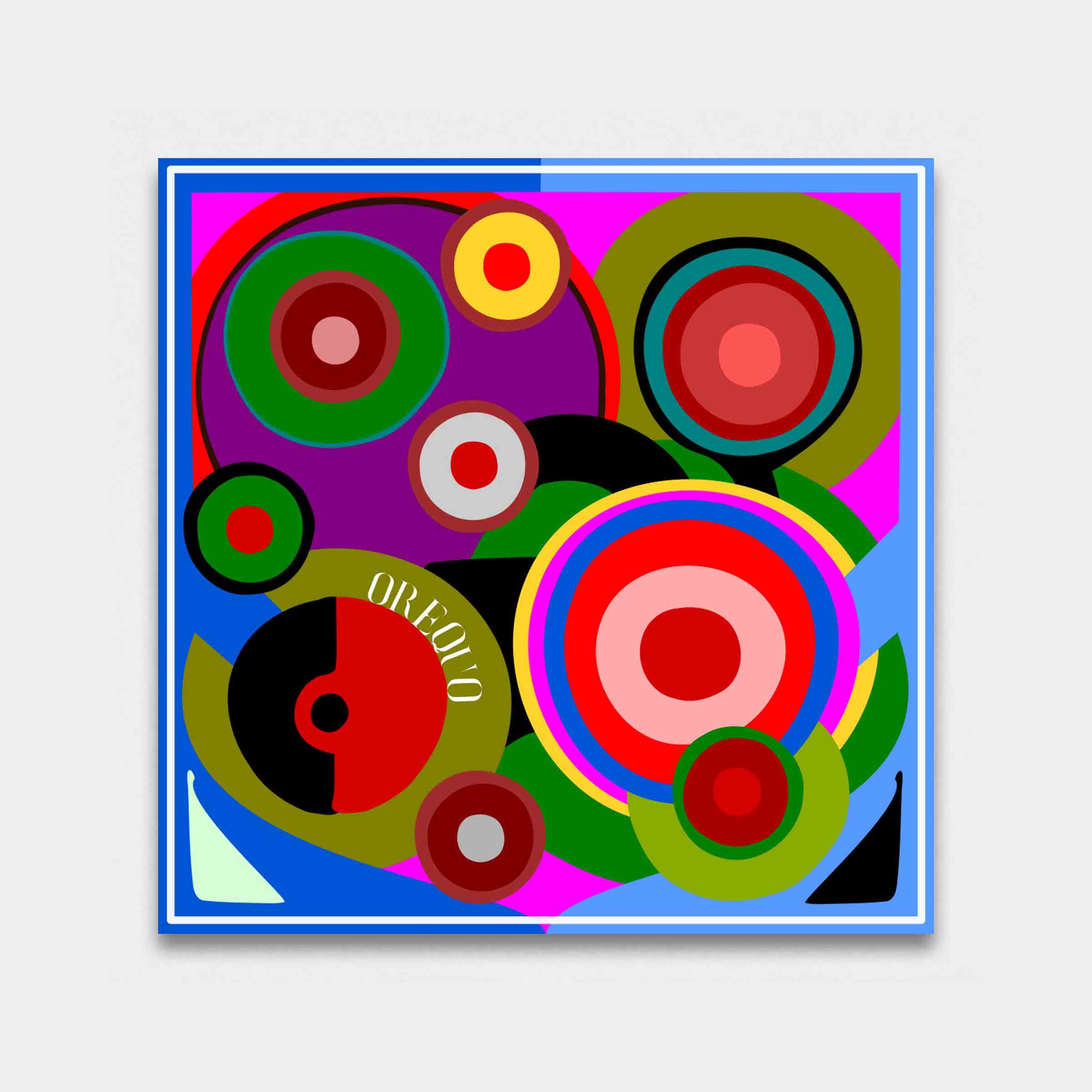 Silk Twill Pocket Square RAINBOW SYMPHONY by Orequo、mySite、neckold