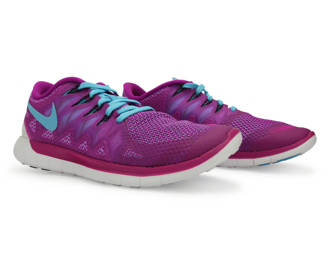 Nike Women's Free 5.0 Running Shoes Fuchsia Flash/Clearwater、mySite、noshort