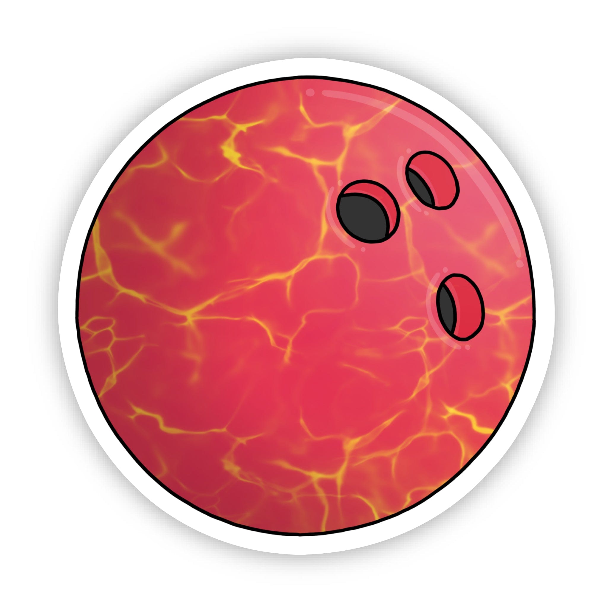  Red Bowling Ball Sticker、mySite、elrpsem3k