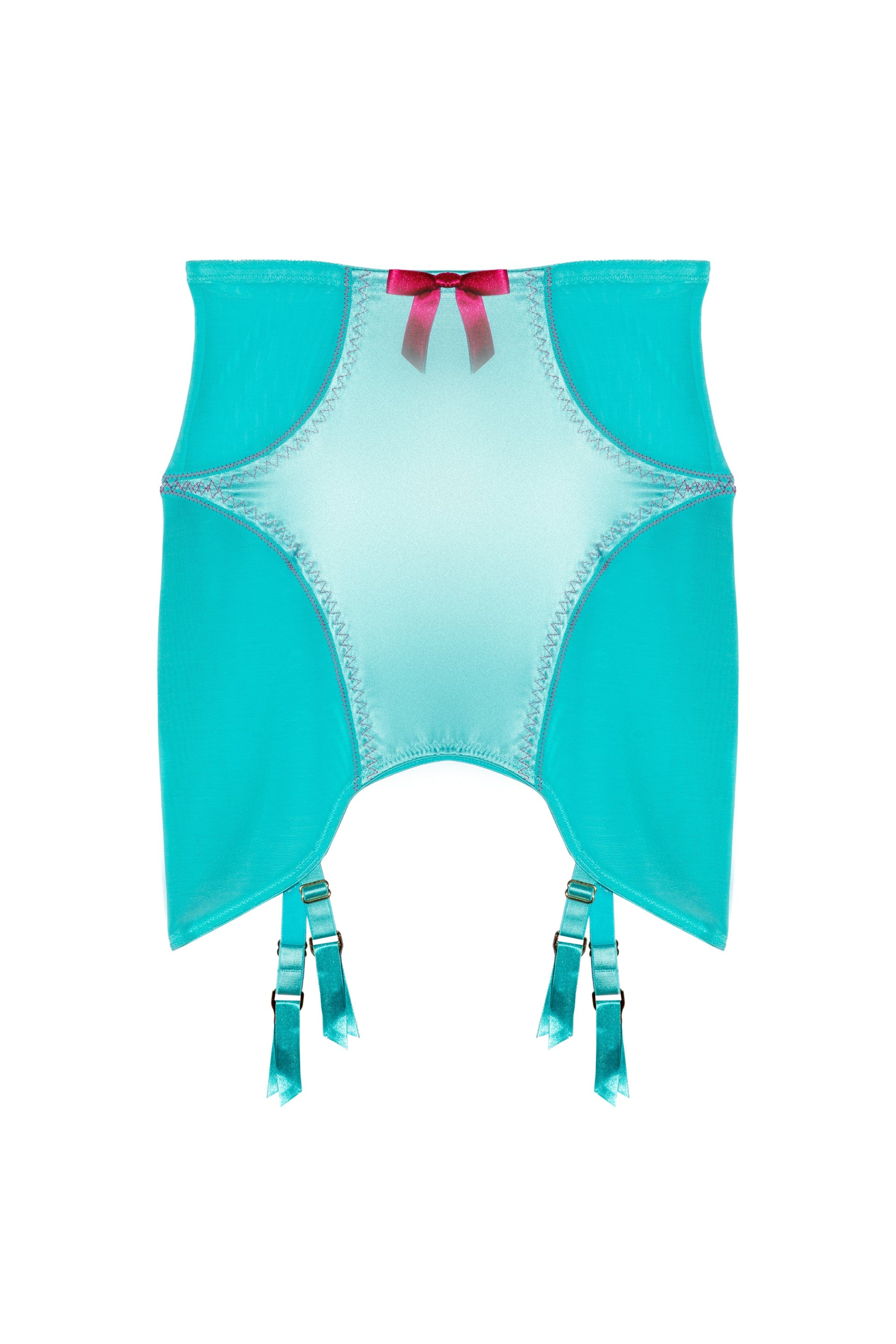 Cleo Contrast Stitch Mesh Retro Girdle、mySite、bengalsvssteelers