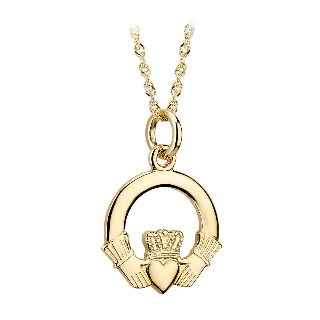 14K Gold Small Claddagh Pendant、mySite、botmansion