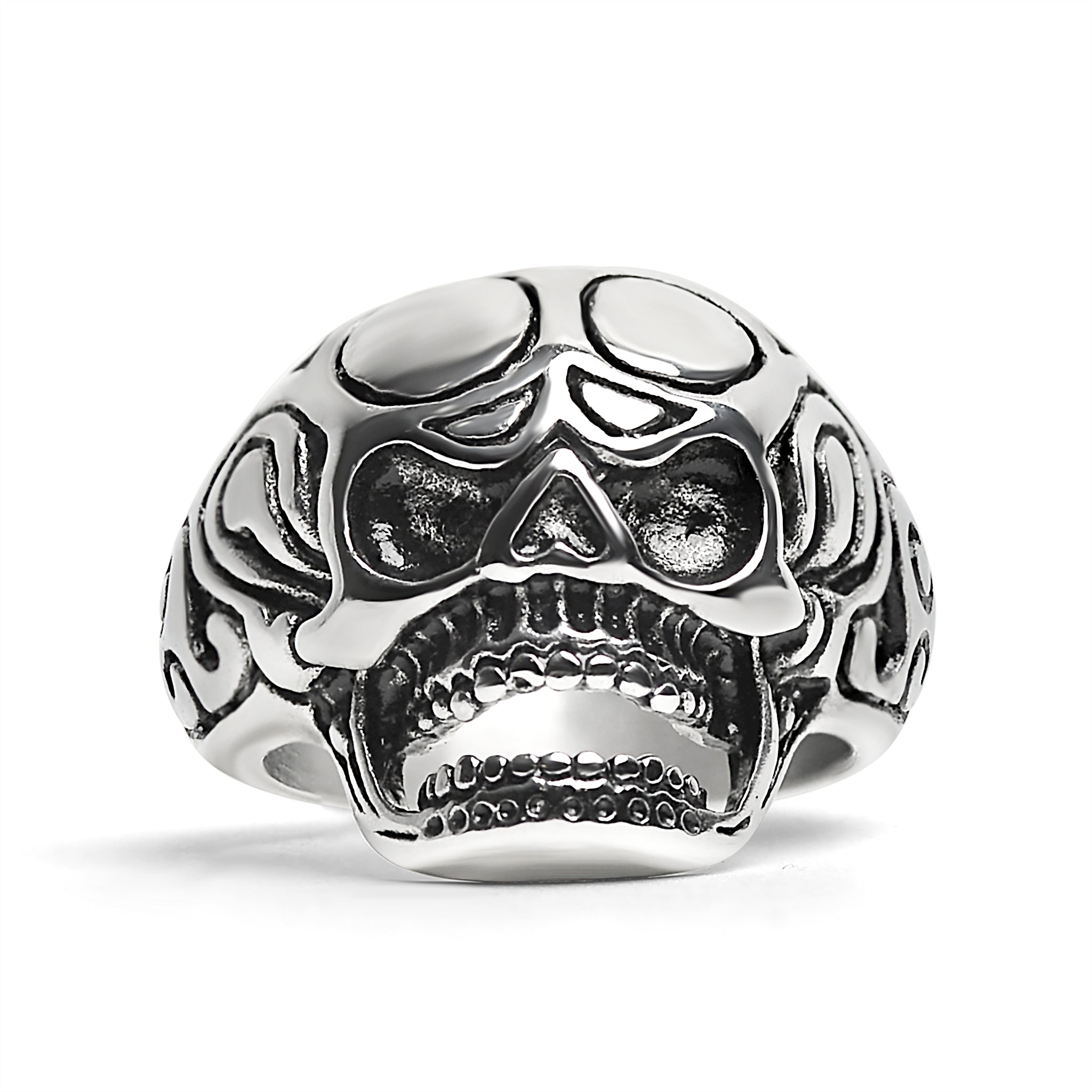 Polished Skull Stainless Steel Ring / SCR2019、mySite、dreamappss