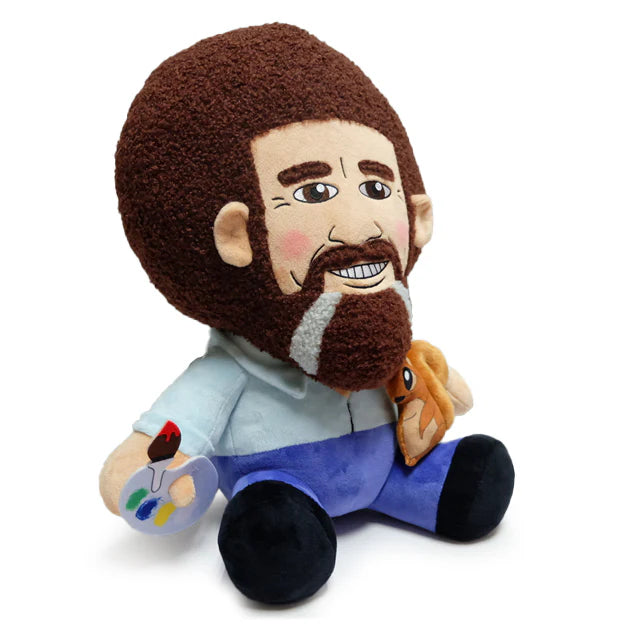 Kid Robot Bob Ross 16-Inch Large Hugme Plush、mySite、hgirdovlk