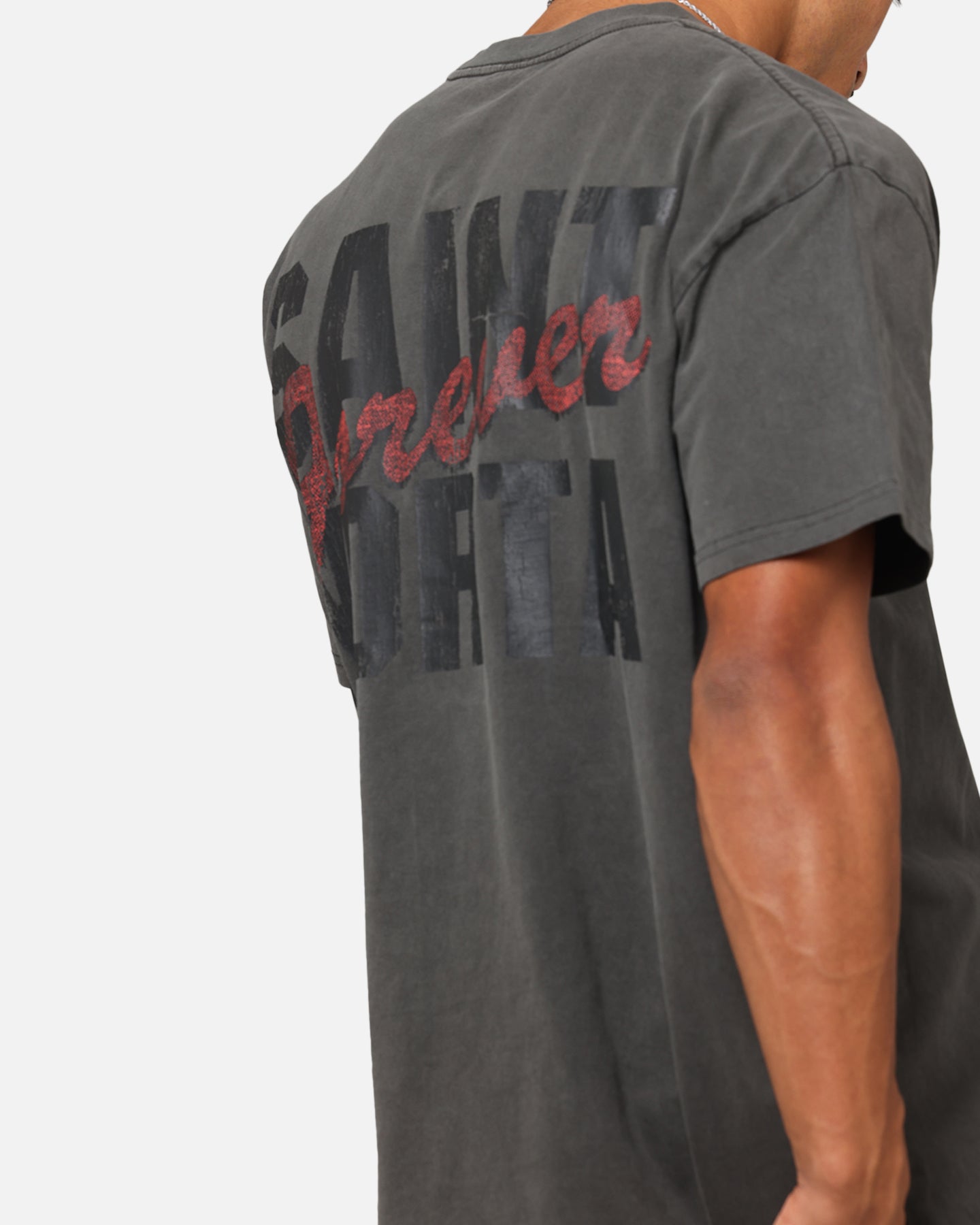 Saint Morta Forever Boxy T-Shirt Black Wash、mySite、zt4zffjzw