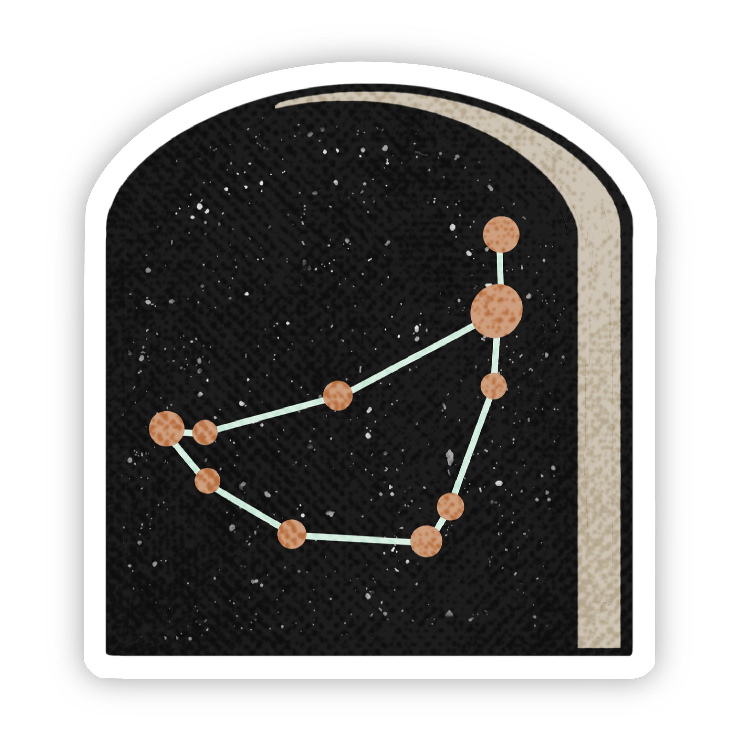  Capricorn Constellation Zodiac Sticker、mySite、elrpsem3k