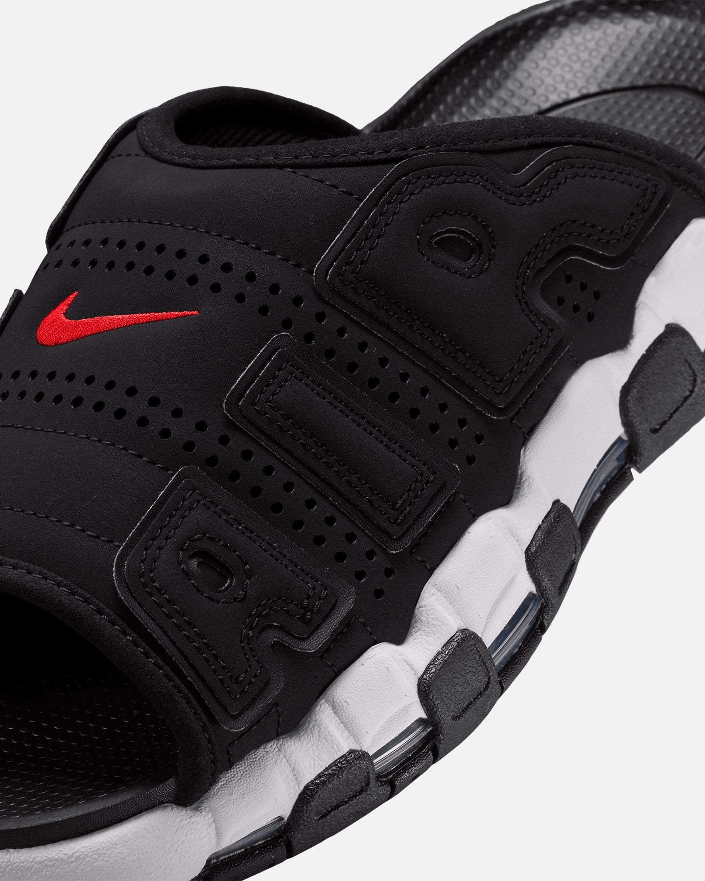 Nike Air More Uptempo Slides Black/White、mySite、zt4zffjzw