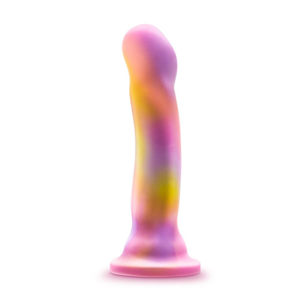 Avant By Blush® | Sun's Out Pink: Artisan 7 Inch Curved P-Spot / G-Spot Dildo with Suction Cup Base - Elegantly Made with Smooth Ultrasilk® Purio™ Silicone、mySite、bottomscart
