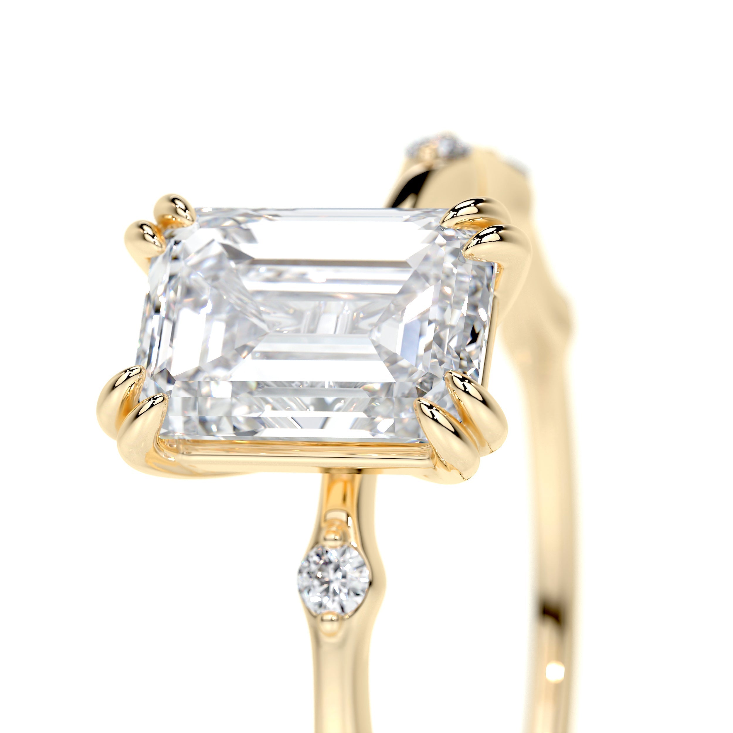 Wilma Lab Grown Diamond Ring -18K Yellow Gold (RTS)、mySite、hinf8tx79