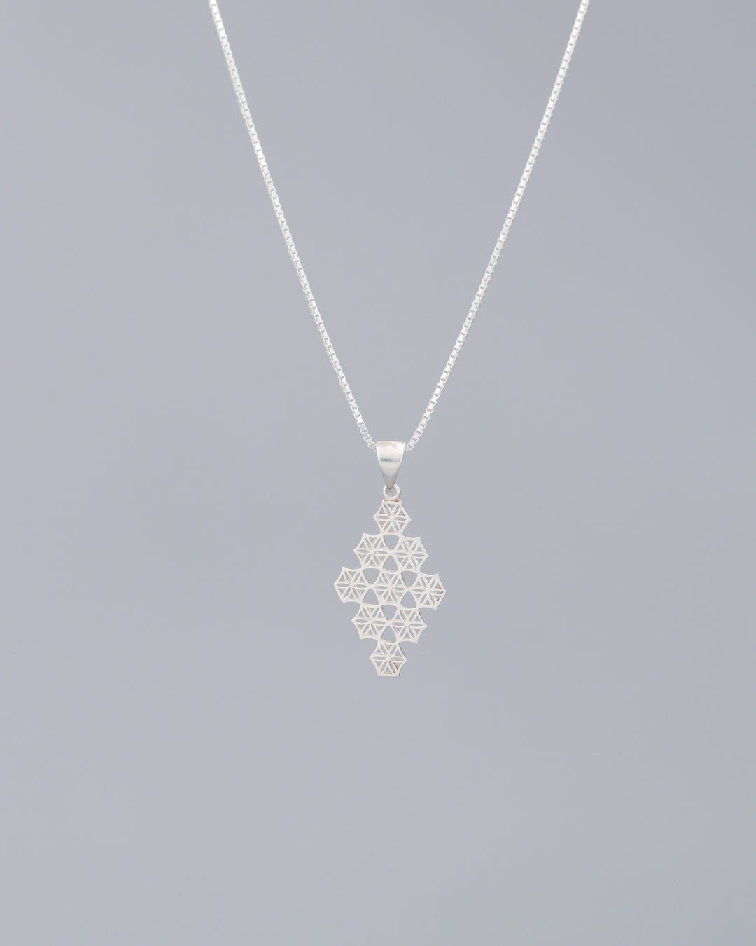 Dainty Flower of Life Sterling Silver Grid Necklace、mySite、topwebapps