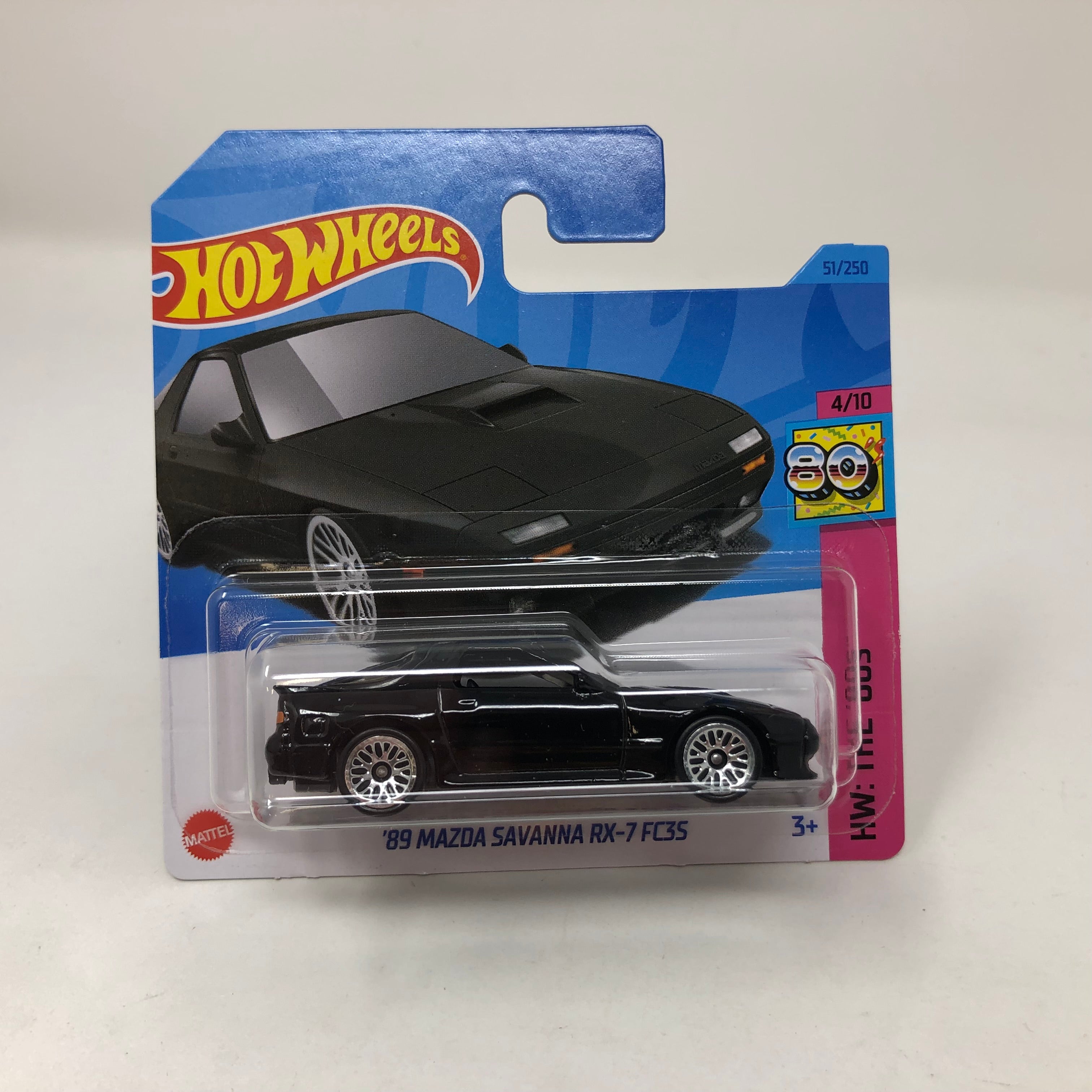 '89 Mazda Savanna RX-7 FC3C #51 * Black * 2023 Hot Wheels Short Card Case P、mySite、hgirdovlk