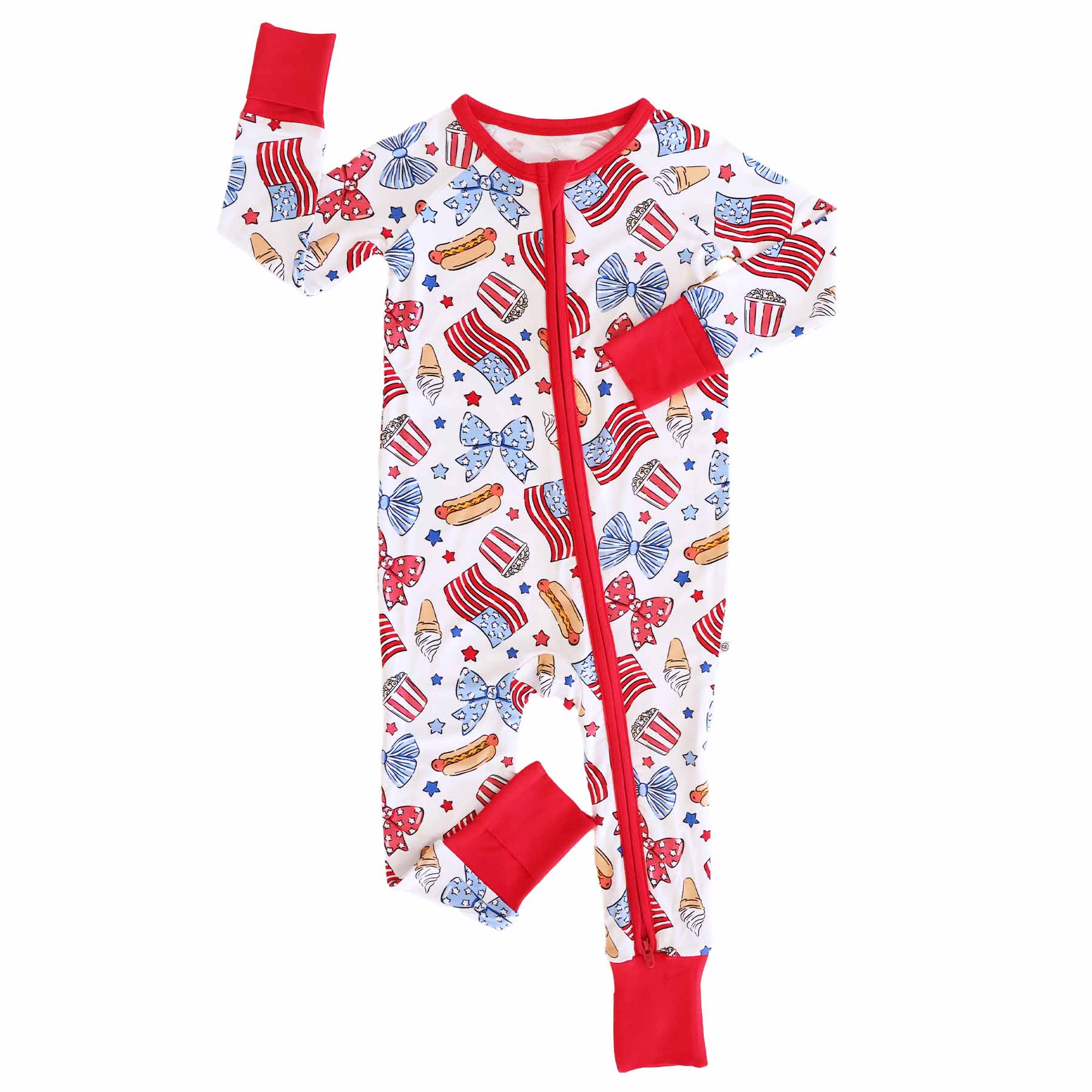  Party in the USA Convertible Zip Romper | Bows、mySite、layawaytickets