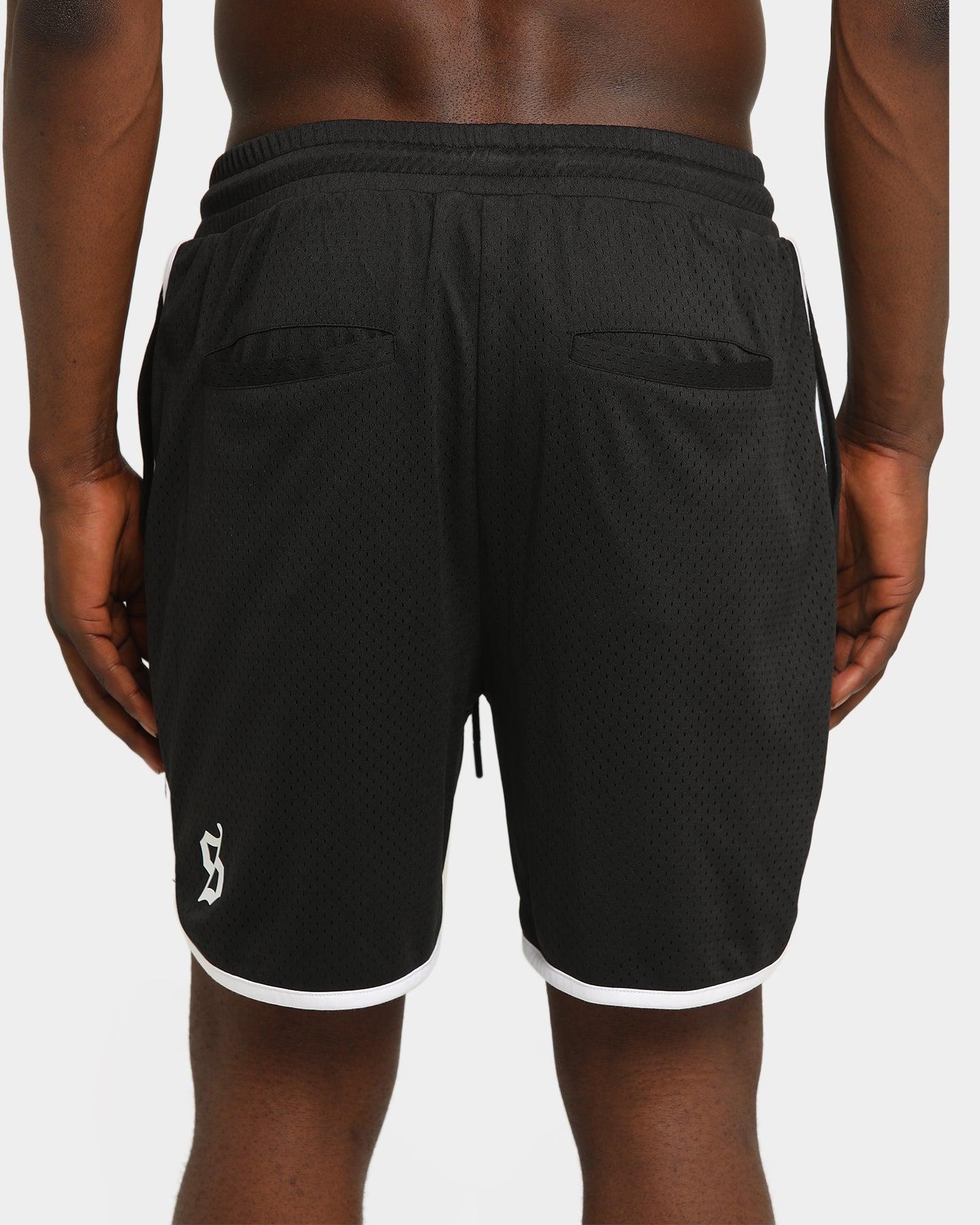 Saint Morta Era Mesh Basketball Short Black/White、mySite、zt4zffjzw