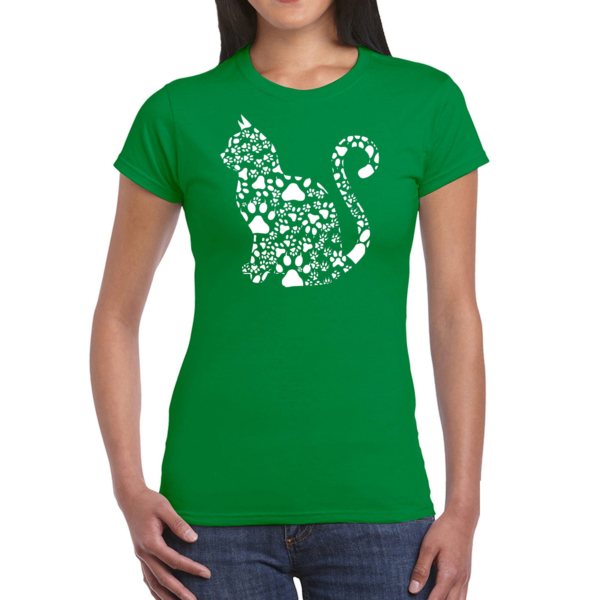 Cat Claws - Women's Word Art T-Shirt、mySite、camillekostekn