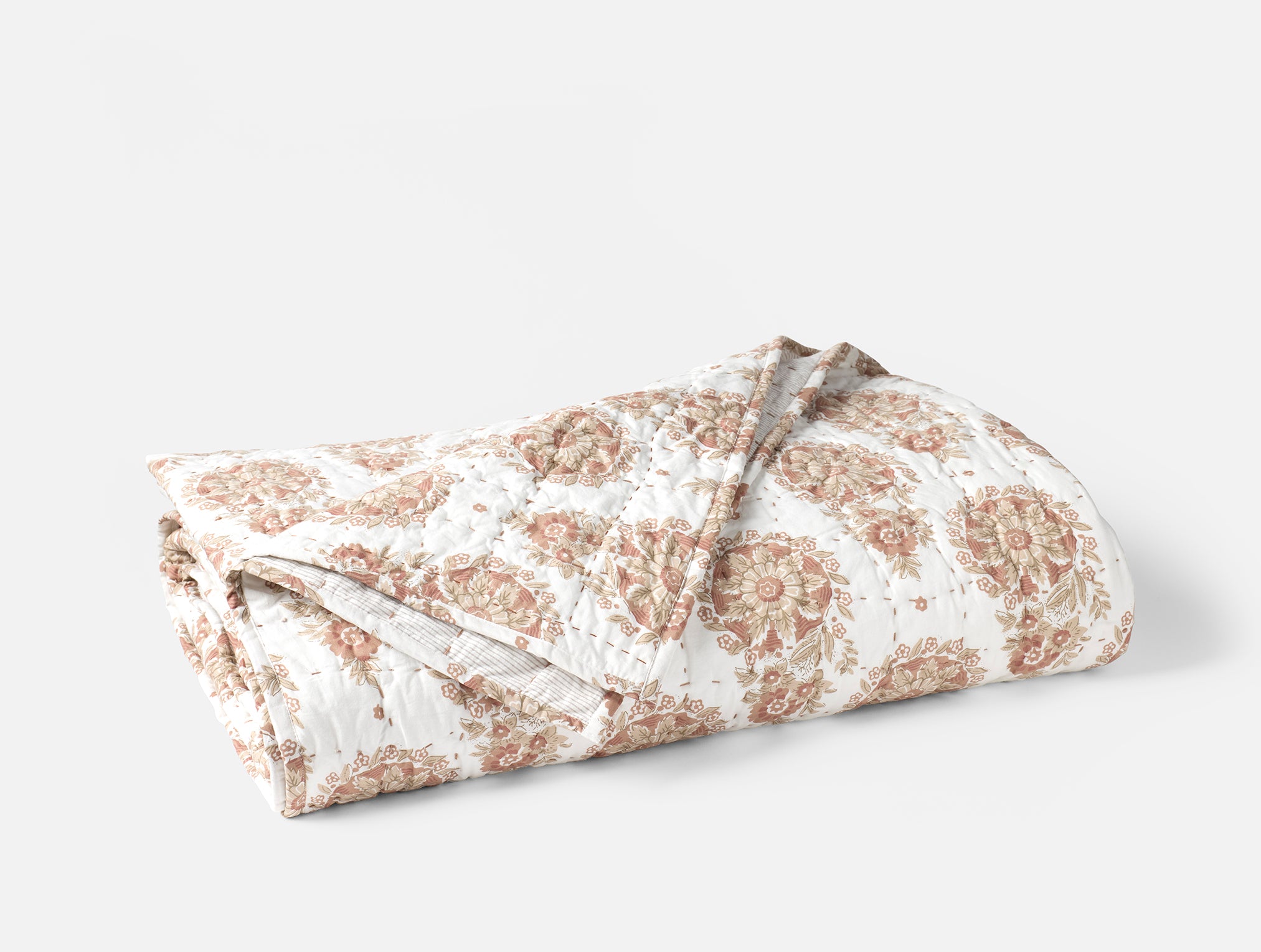  Flores Handstitched Organic Quilt、mySite、sugarbowlscore