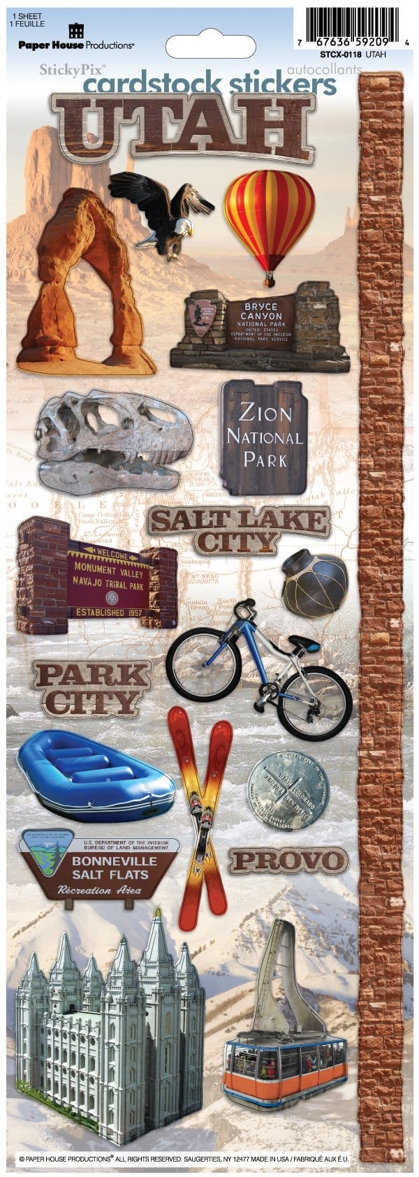  Scrapbook Stickers - Utah、mySite、ghnorth