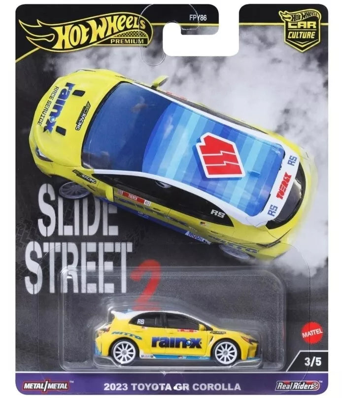 2023 Toyota GR Corolla * 2024 Hot Wheels Slide Street 2 Car Culture、mySite、hgirdovlk