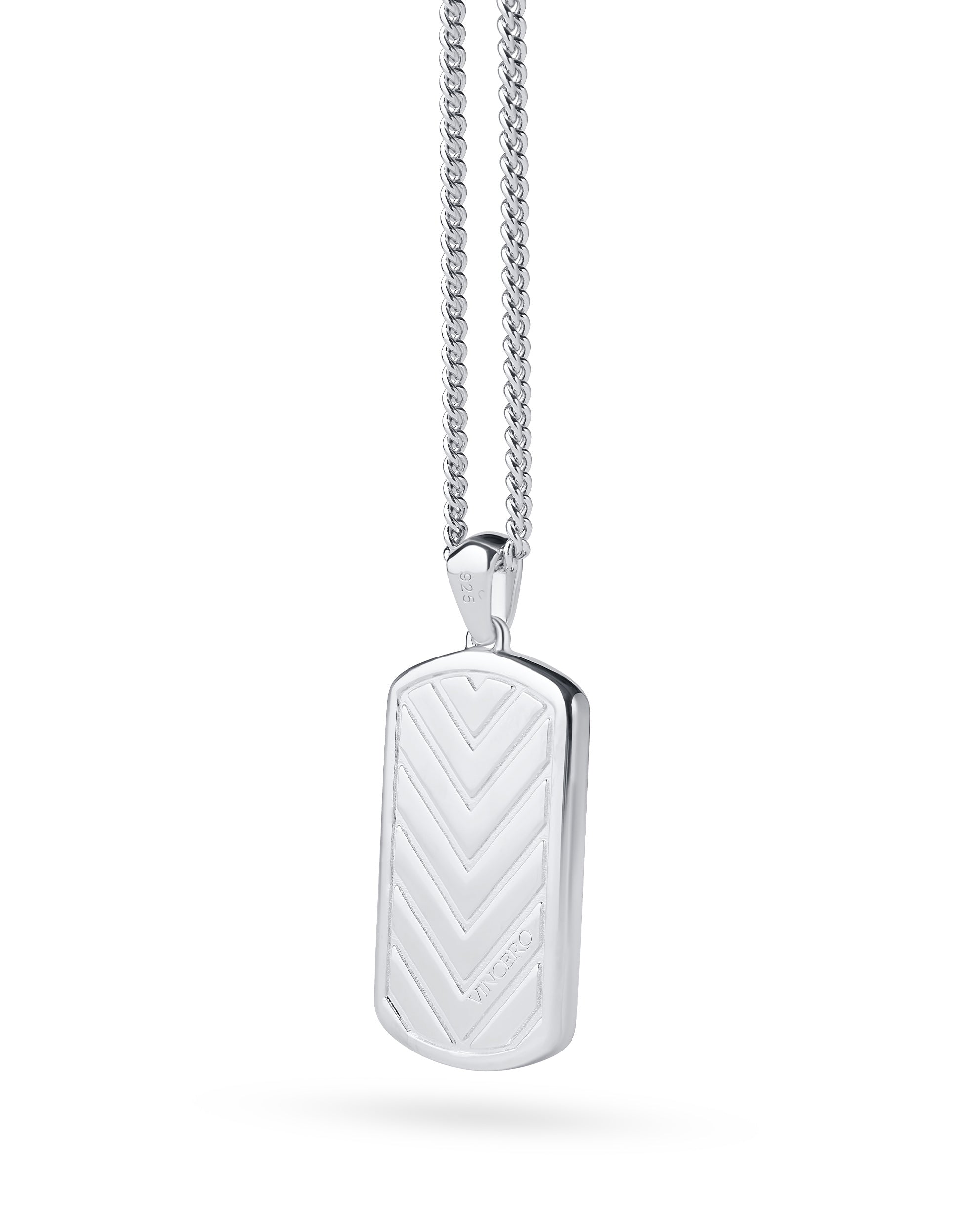  Beveled Tag Pendant - Tigers Eye