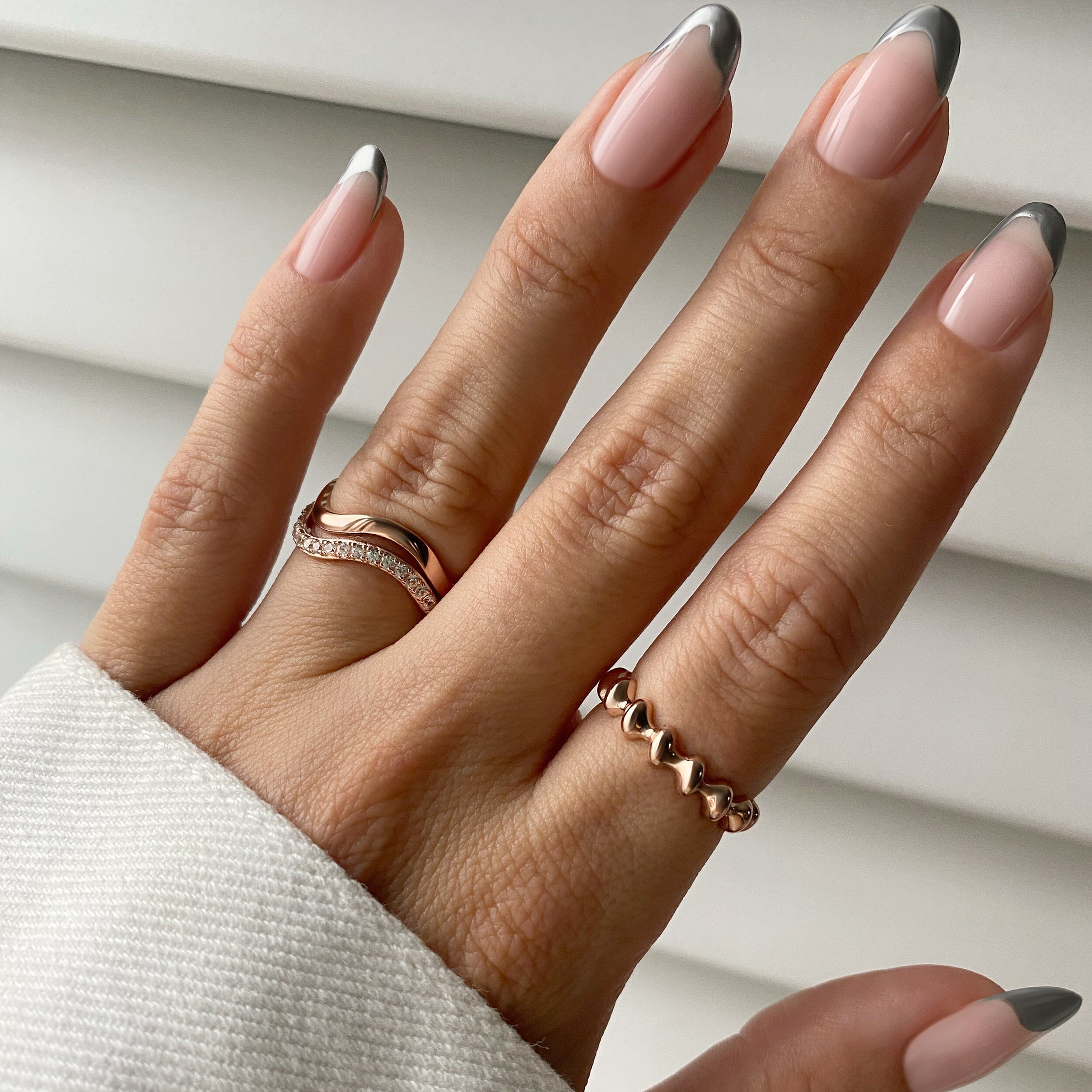 Stackable Ring Band - Waves、mySite、hinf8tx79