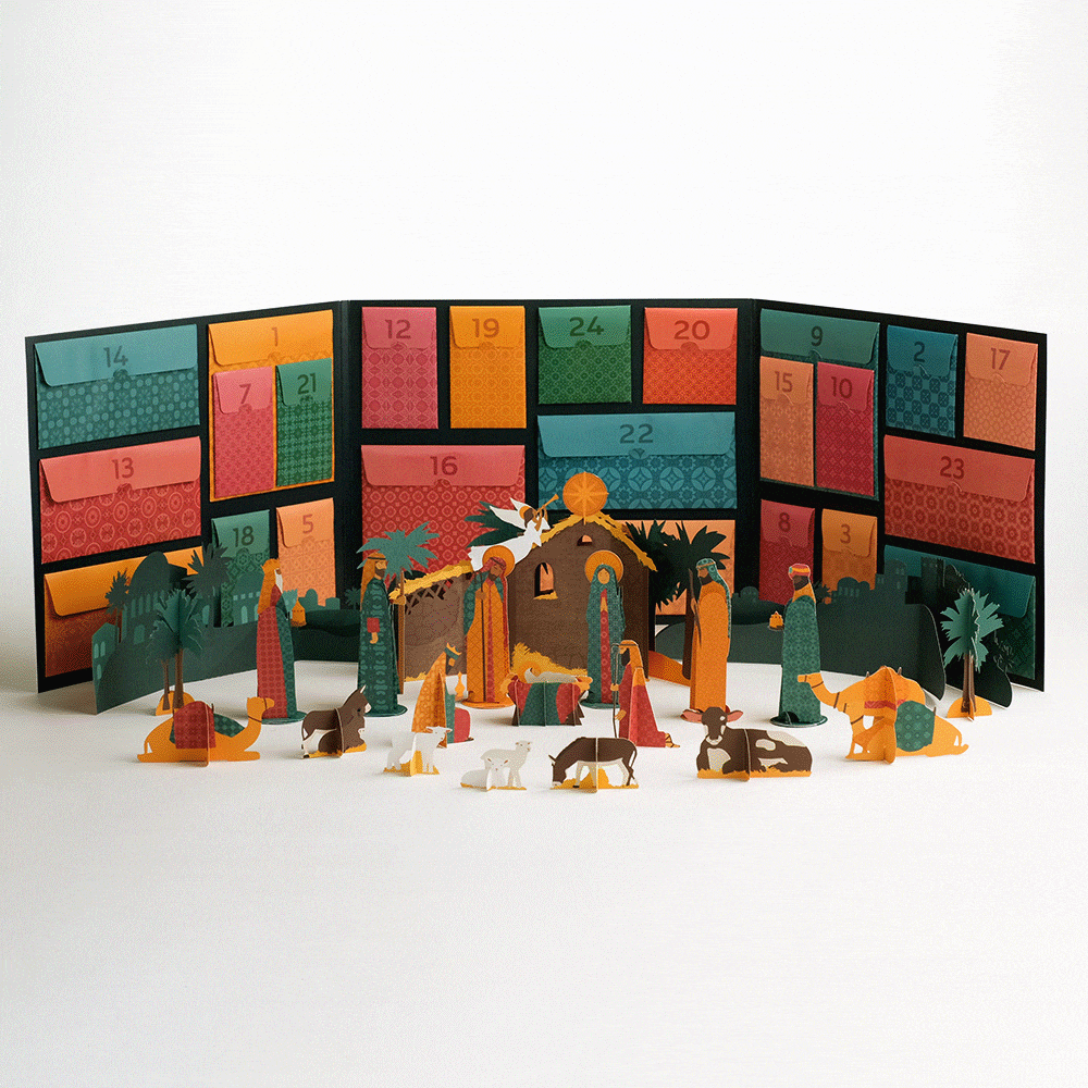 Silent Night 24 Day Nativity Christmas Advent Calendar、mySite、solidvoid