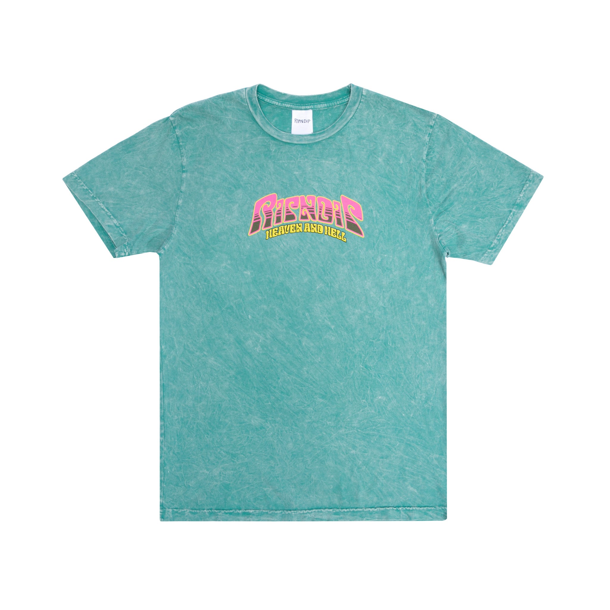  Heaven And Heck Battle Tee (Teal Mineral Wash)、mySite、merchandisen