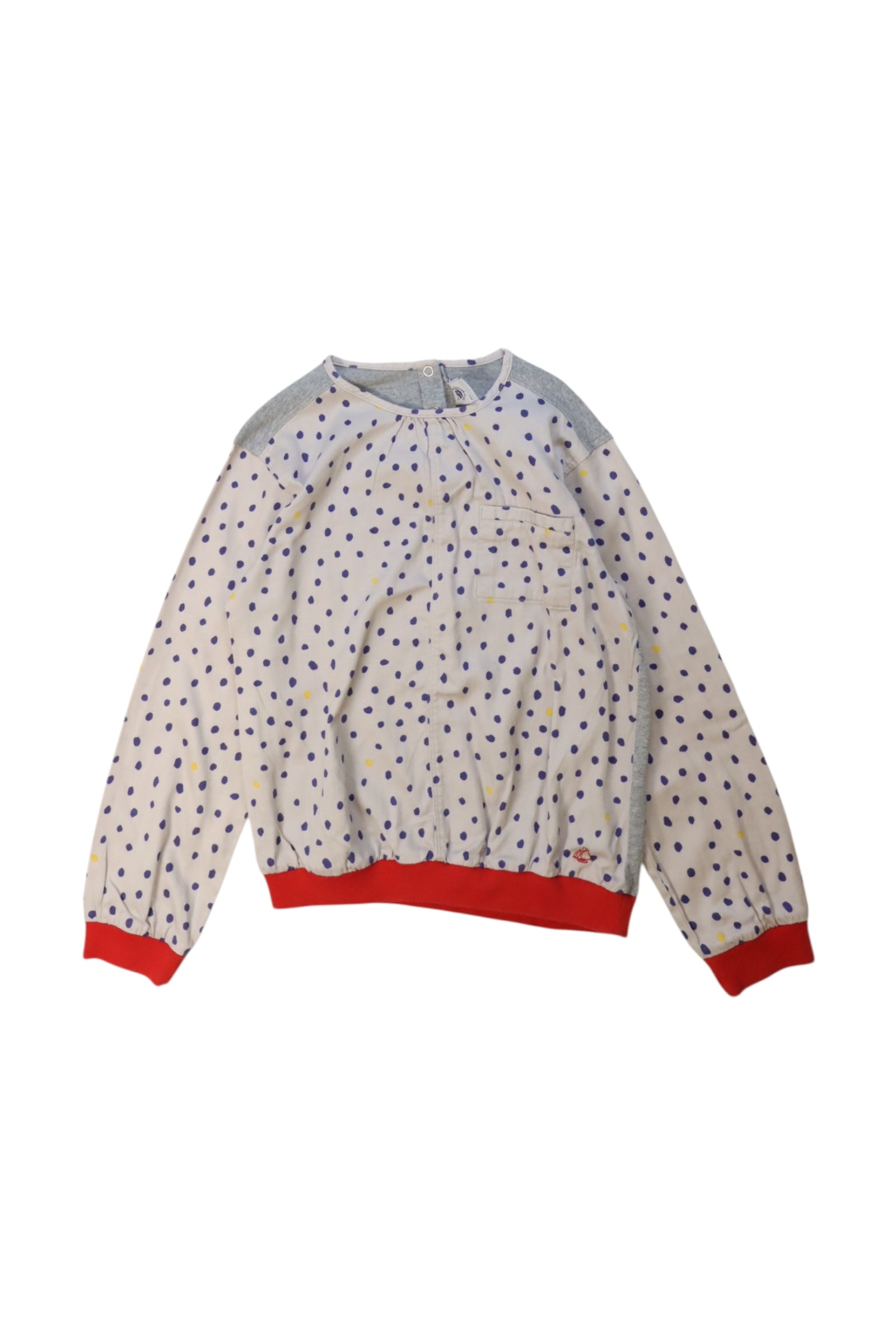 Petit Bateau Polka Dot Long Sleeve Top 8Y、mySite、g9winljtr