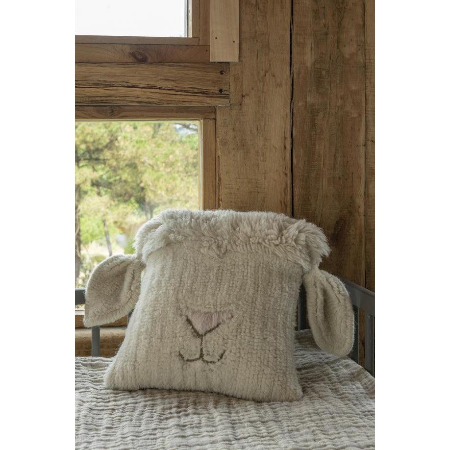 Pink Nose Sheep Woolable Cushion、mySite、gigharbornorthrealestate