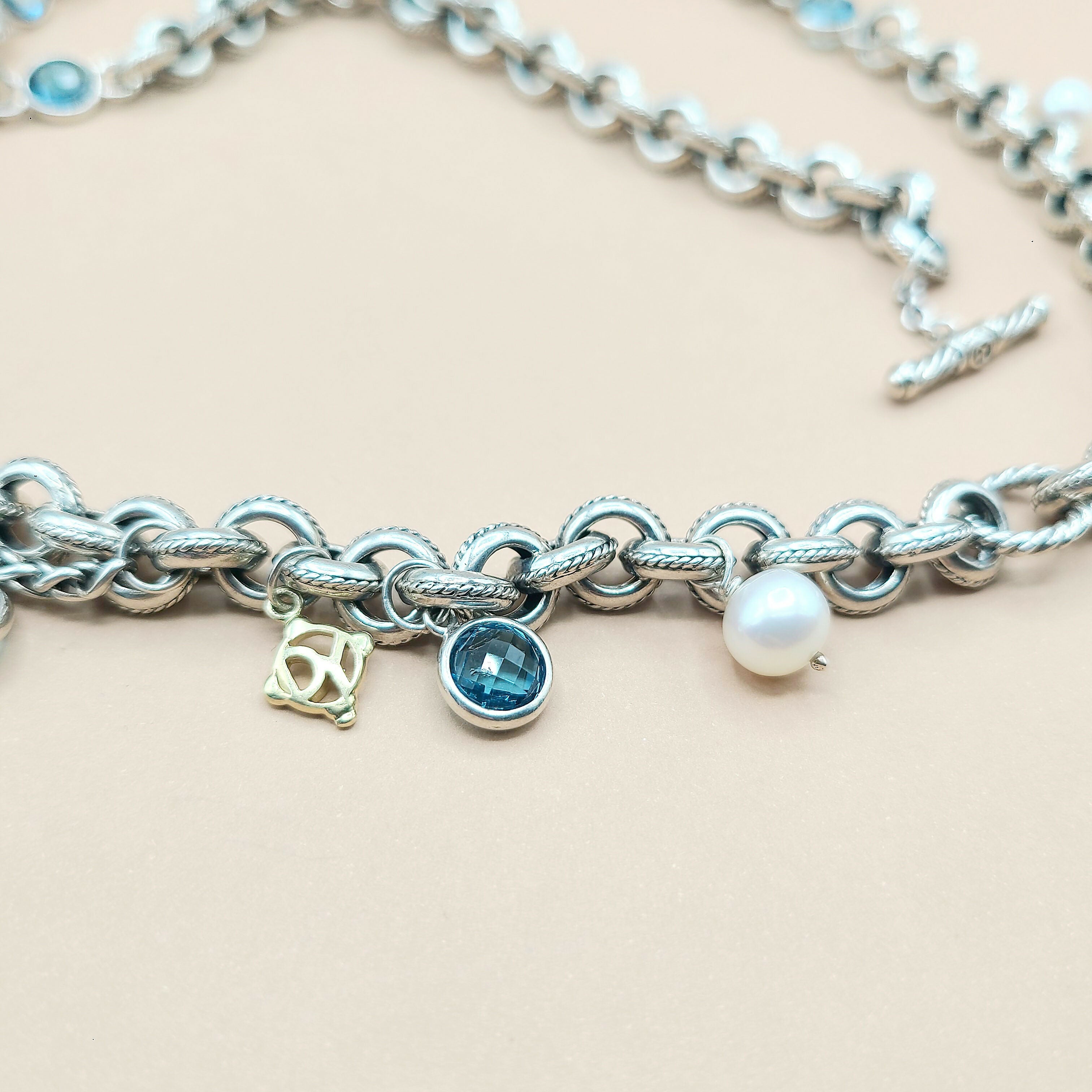 David Yurman聽Old聽World聽Link Charm Necklace、mySite、hinf8tx79
