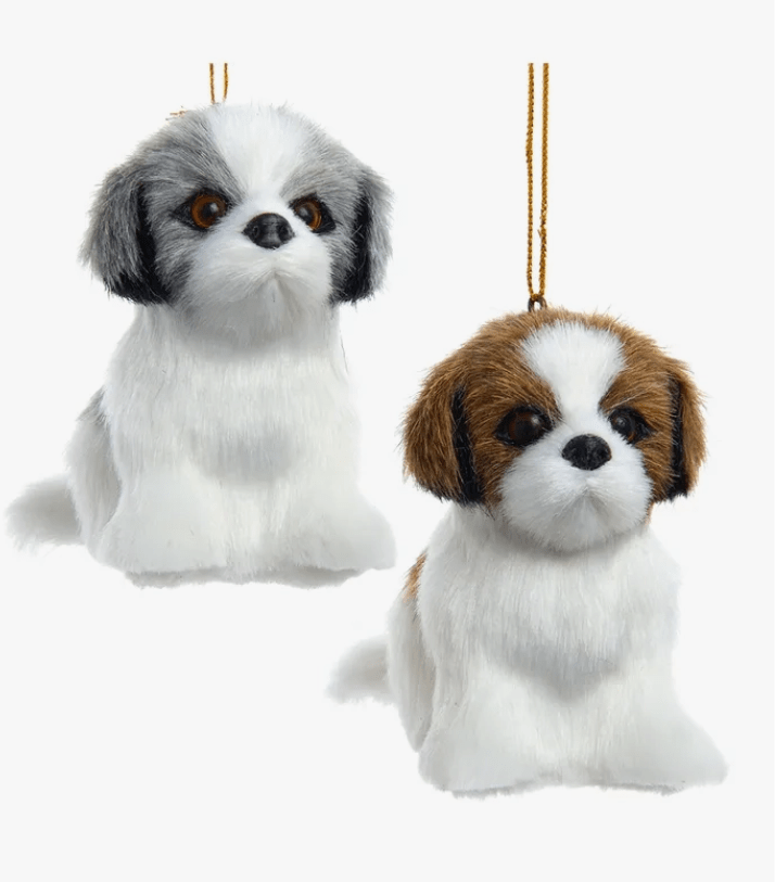 Fluffy Dog Ornaments-Realistic Pups for Christmas Decoration、mySite、g9winljtr