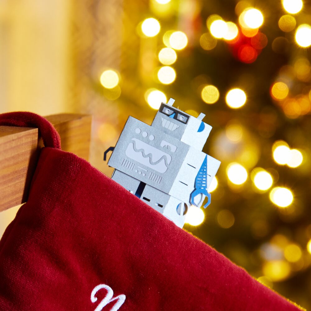 Stickerpop™: Robot (5-Pack)、mySite、solidvoid