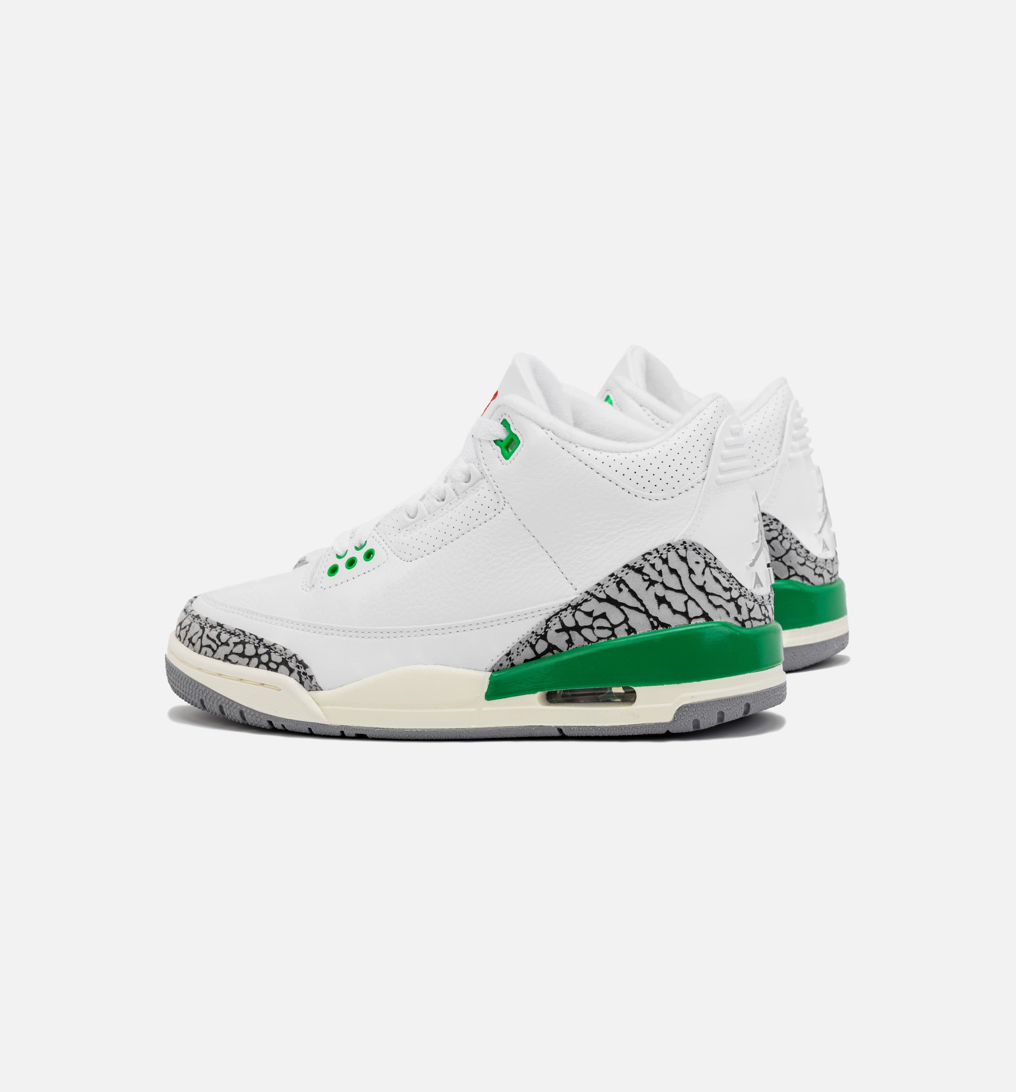 Air Jordan 3 Retro Lucky Green Womens Lifestyle Shoe - White/Green、mySite、dreamappss