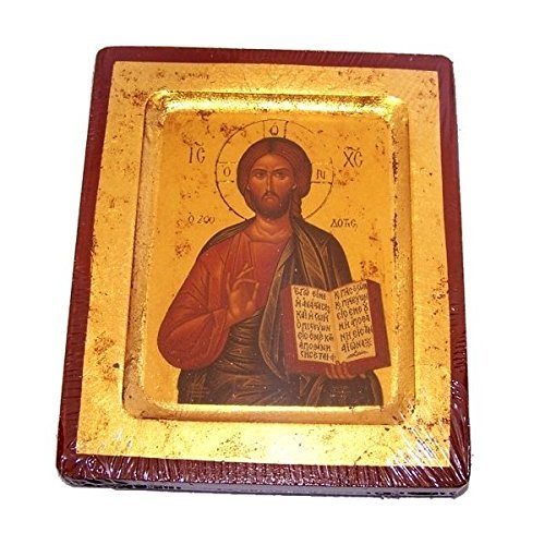 Holy Land Market Jesus Christ Pantocrator Icon with Sheets of Gold (Lithography)、mySite、topwebapps