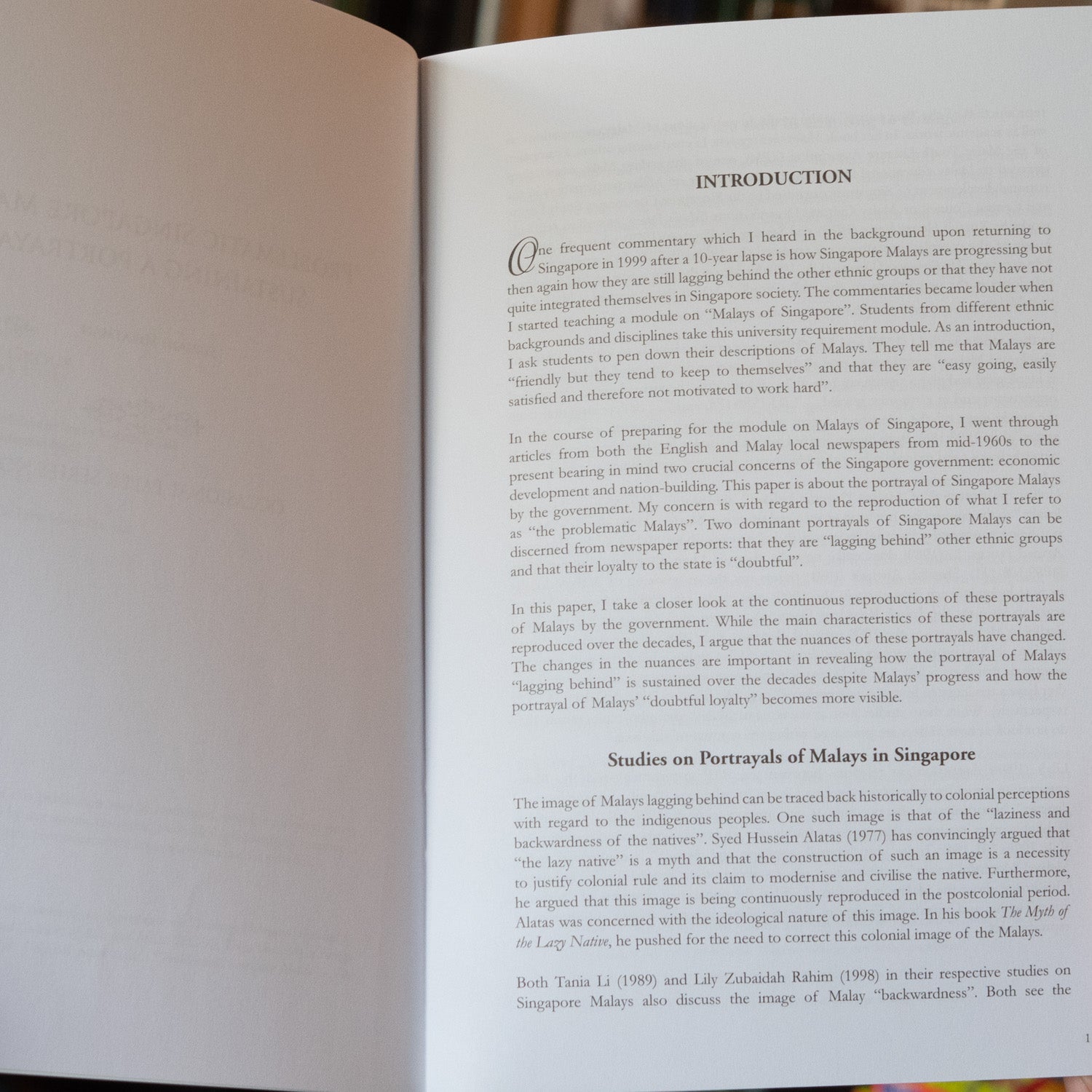 Problematic Singapore Malays: The Making of a Portrayal、mySite、topwebapps