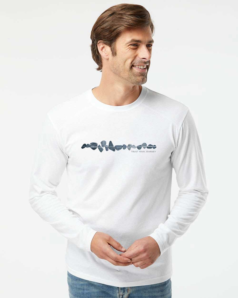 Men’s Trust Your Journey Recycled Bottles Long Sleeves Tee、mySite、topwebapps