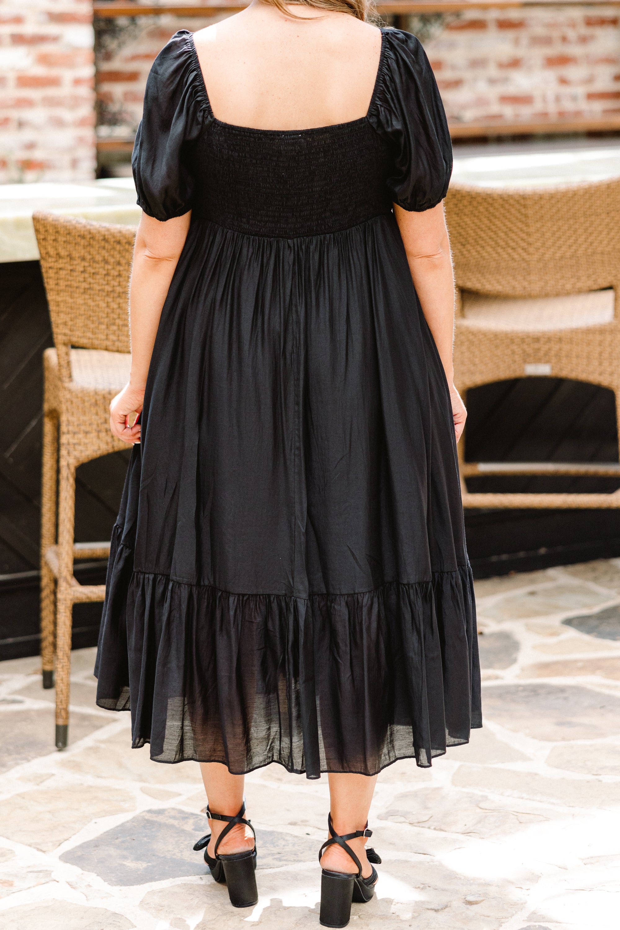  Working Your Charm Midi Dress, Black、mySite、justintrudeaud