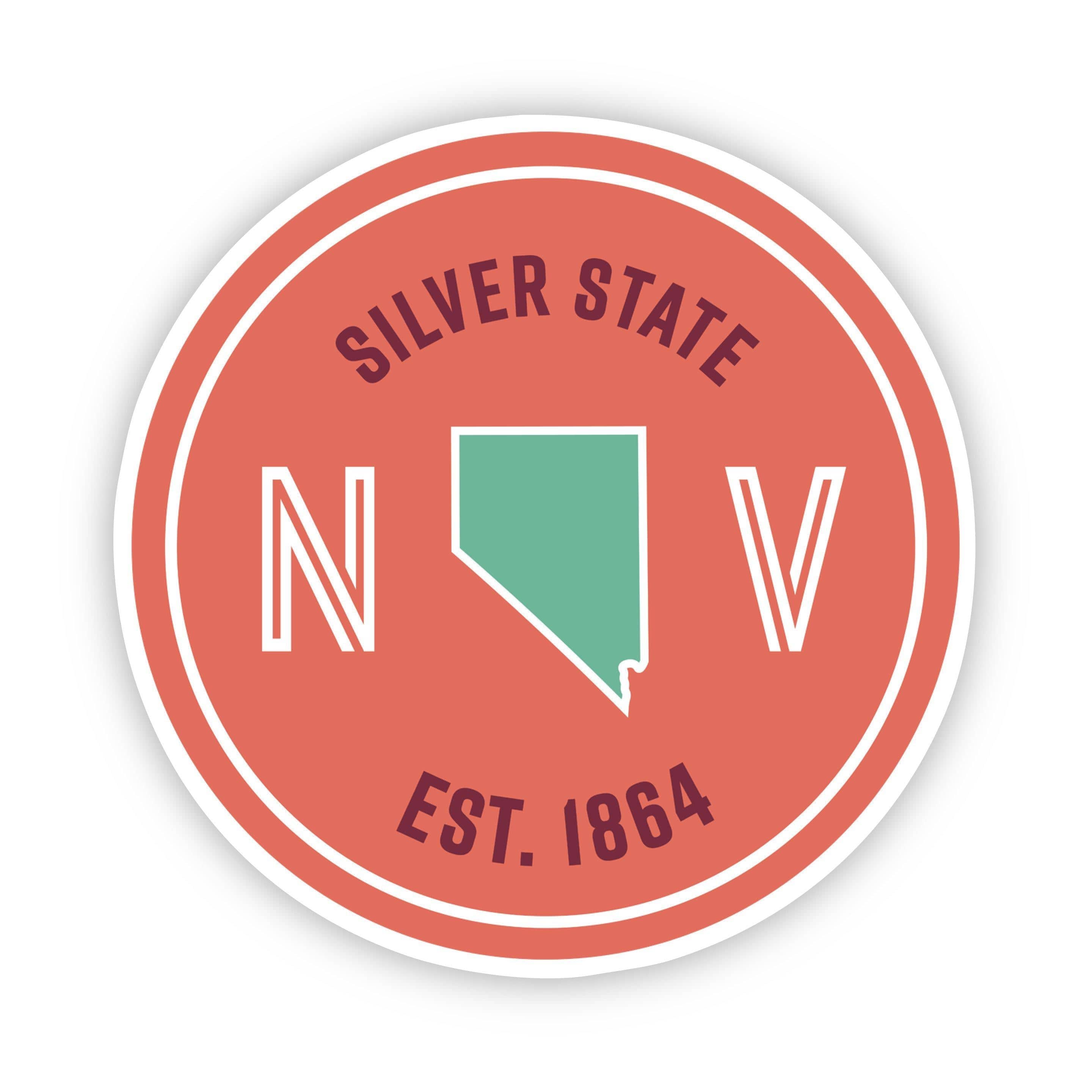  Silver State Nevada Sticker、mySite、elrpsem3k