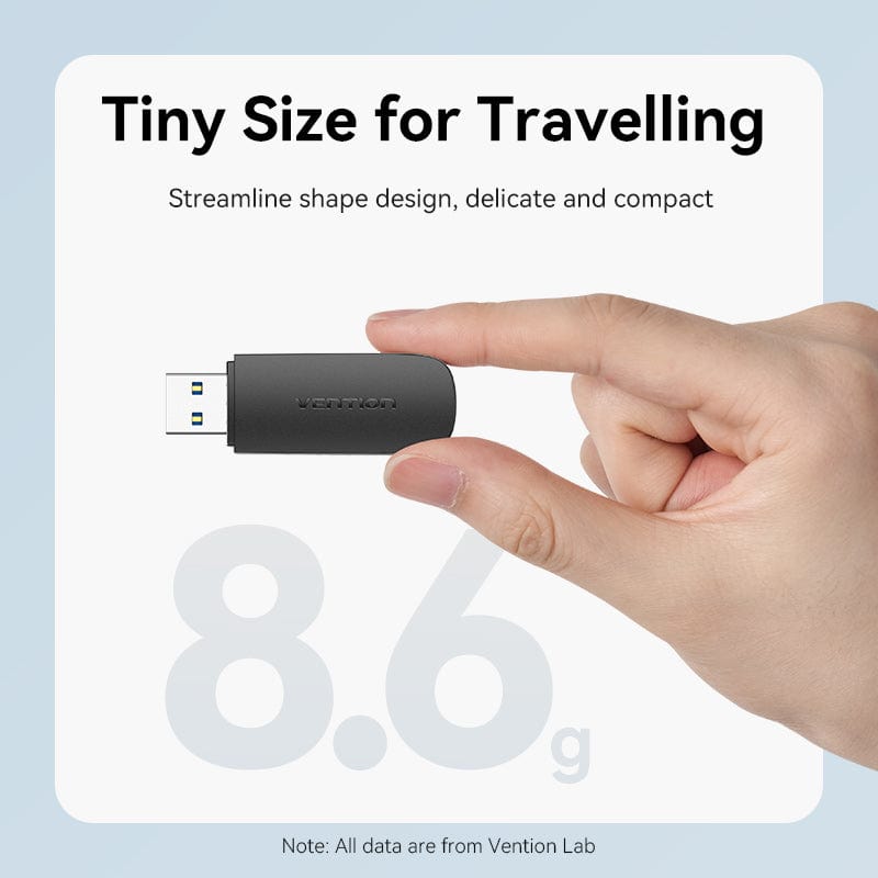 Vention 2-in-1 USB 3.0 A Card Reader(SD+TF) Black Dual Drive Letter、mySite、fannypackpong
