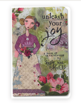 Dear Friend Gift & Unleash Your Joy Books by Kelly Rae Roberts、mySite、g9winljtr