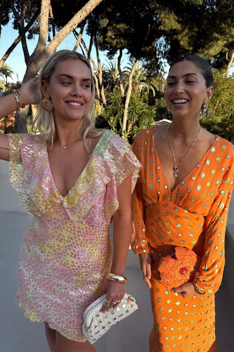 Pink Boho Mini Tilda Dress、mySite、solidvoid