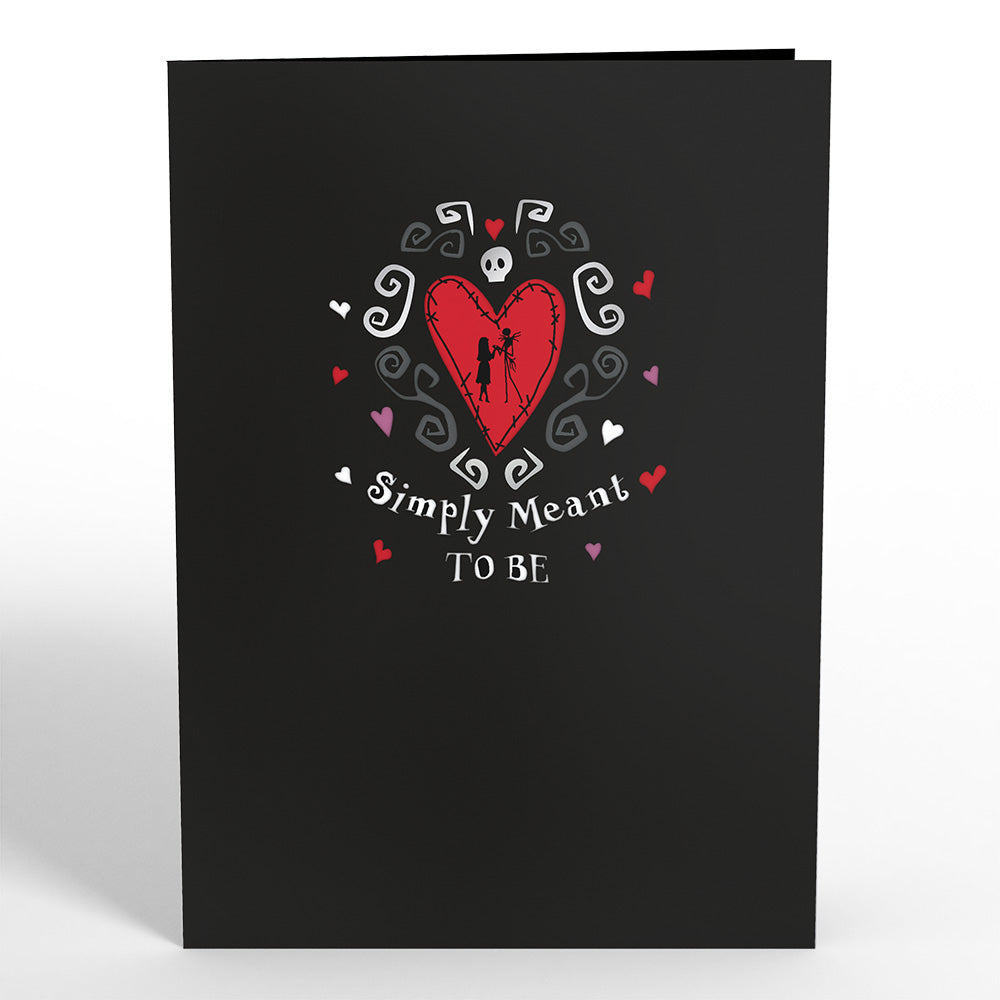 Disney Tim Burton's The Nightmare Before Christmas Simply Meant to Be Pop-Up Card、mySite、solidvoid