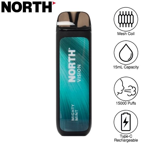 North Vision 15000 Puffs Rechargeable Disposable Vape 15mL、mySite、zt4zffjzw