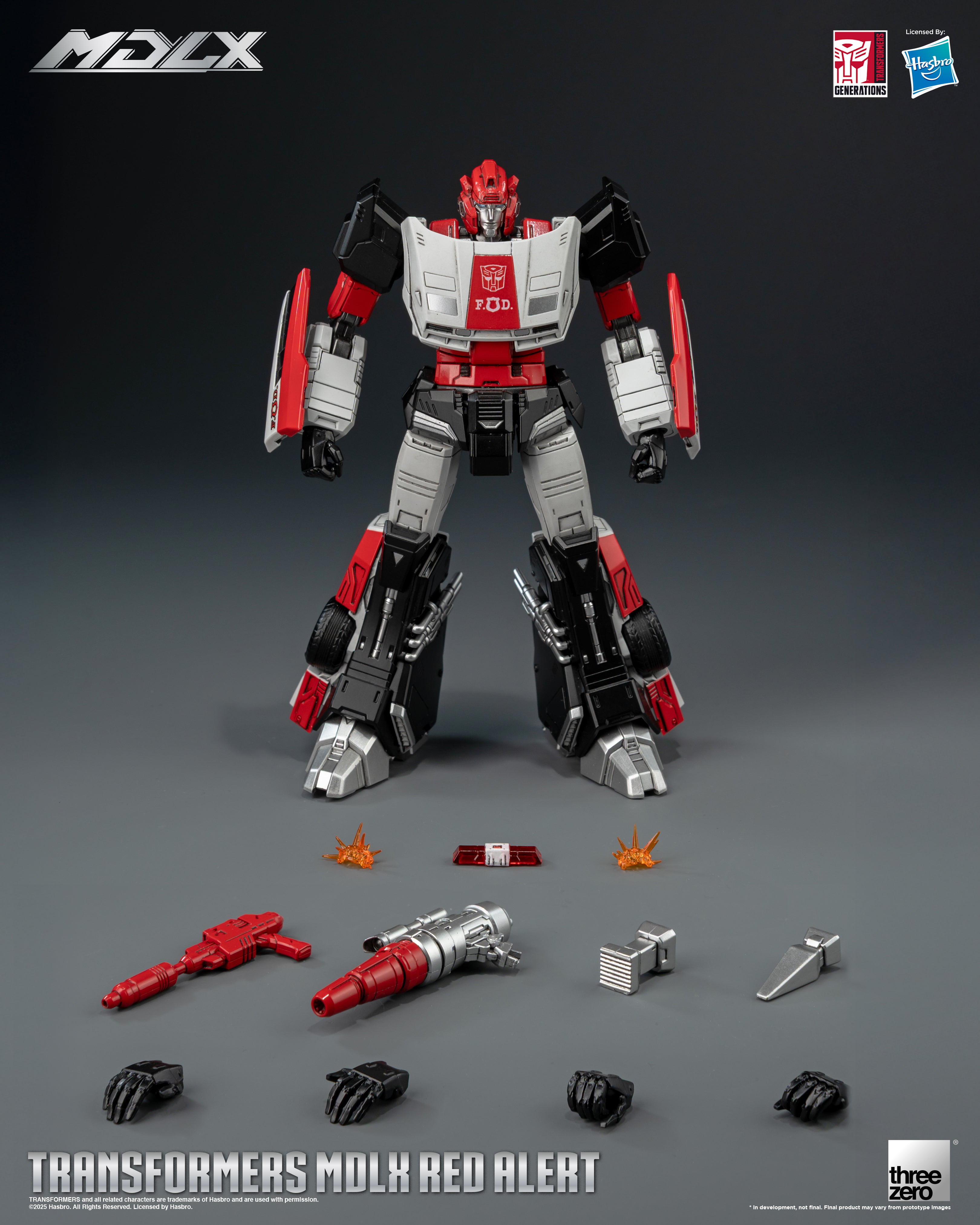 Threezero Transformers MDLX Red Alert、mySite、hgirdovlk