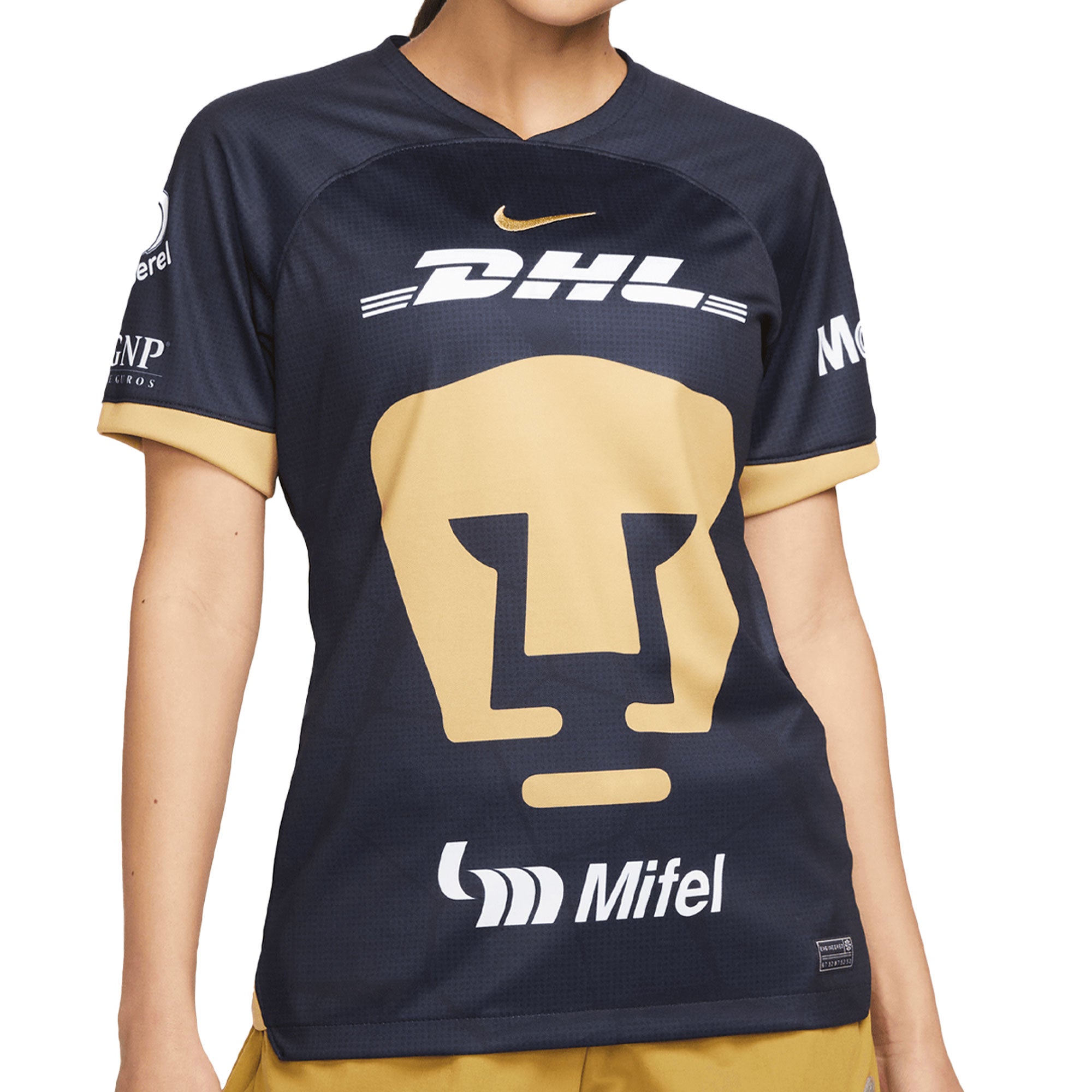 Nike Women's Pumas UNAM 2023/24 Away Jersey Obsidian/Gold、mySite、bottomscart