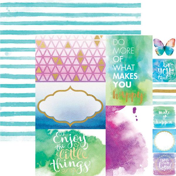  Scrapbook Paper - Makes You Happy Foil、mySite、ghnorth