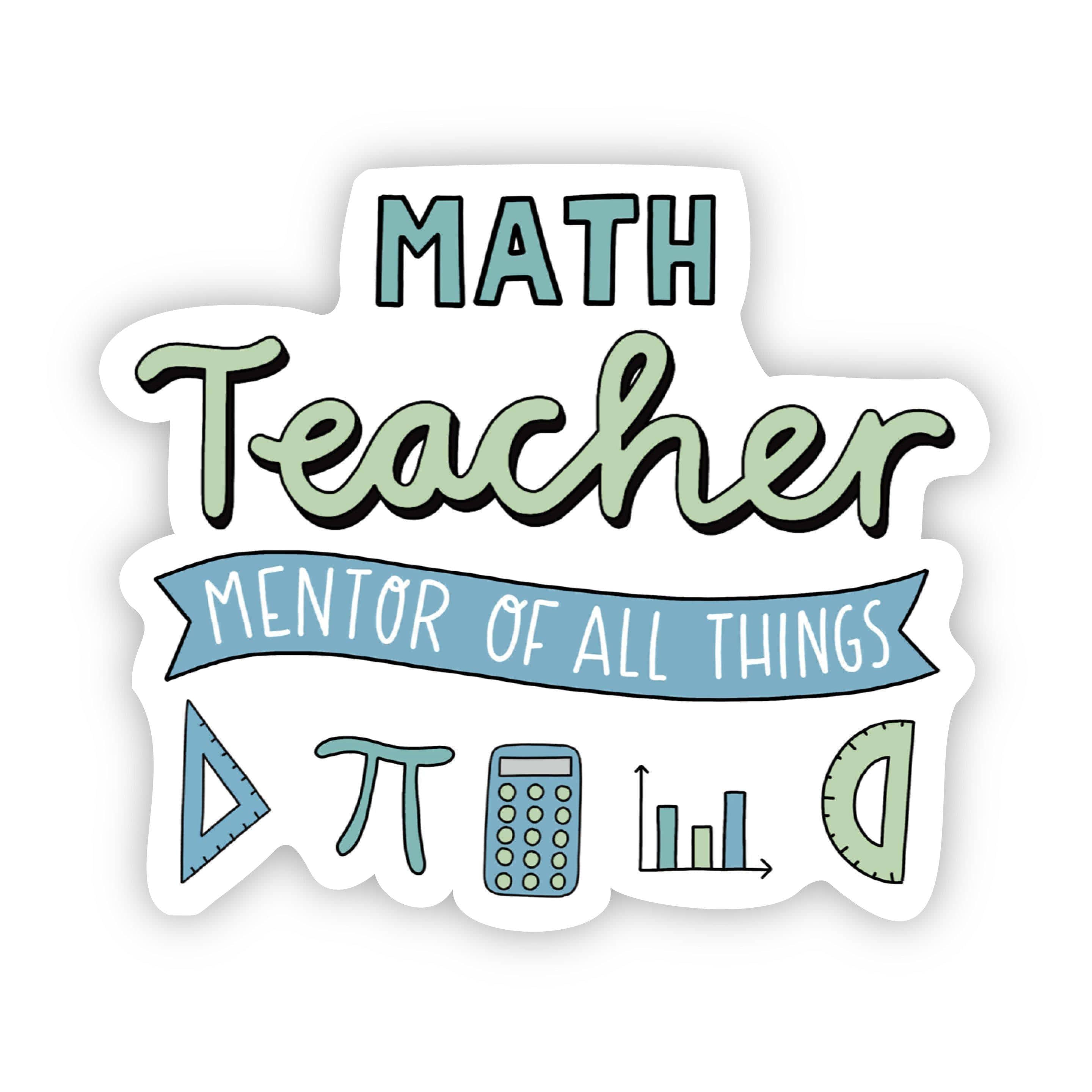  Math Teacher Sticker、mySite、elrpsem3k