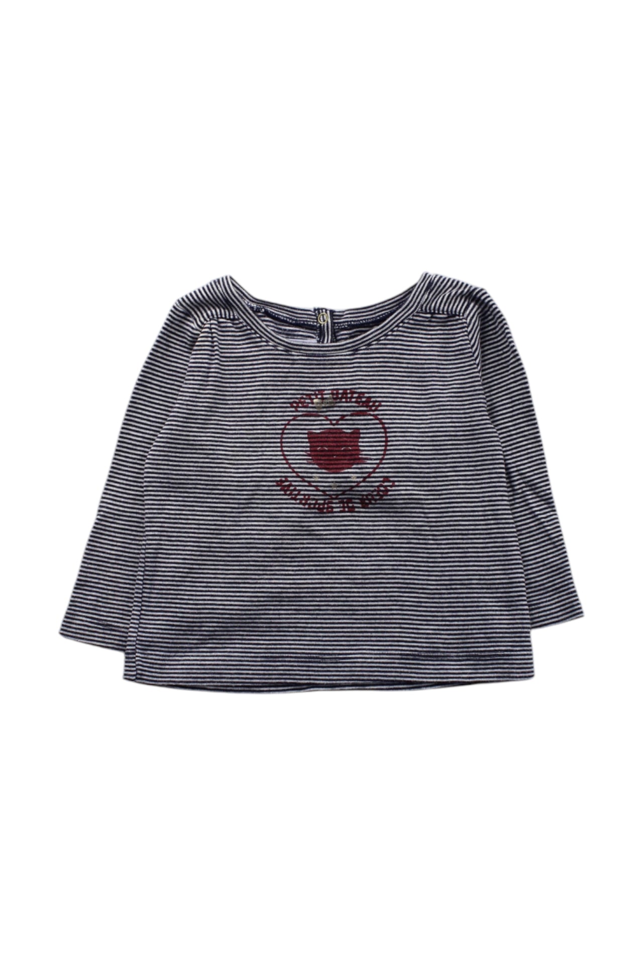Petit Bateau Striped Top 6-12M、mySite、g9winljtr