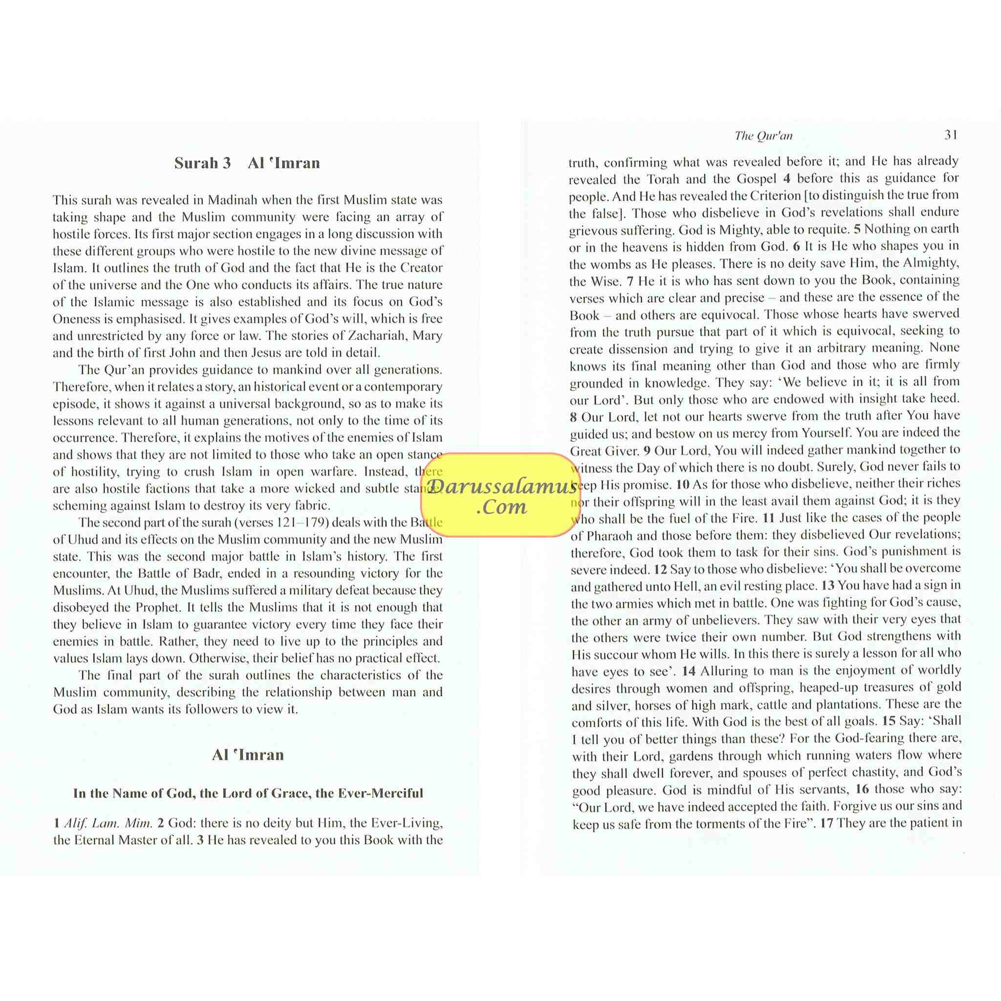 The Qur'an : A Translation for the 21st Century By Adil Salahi、mySite、topwebapps