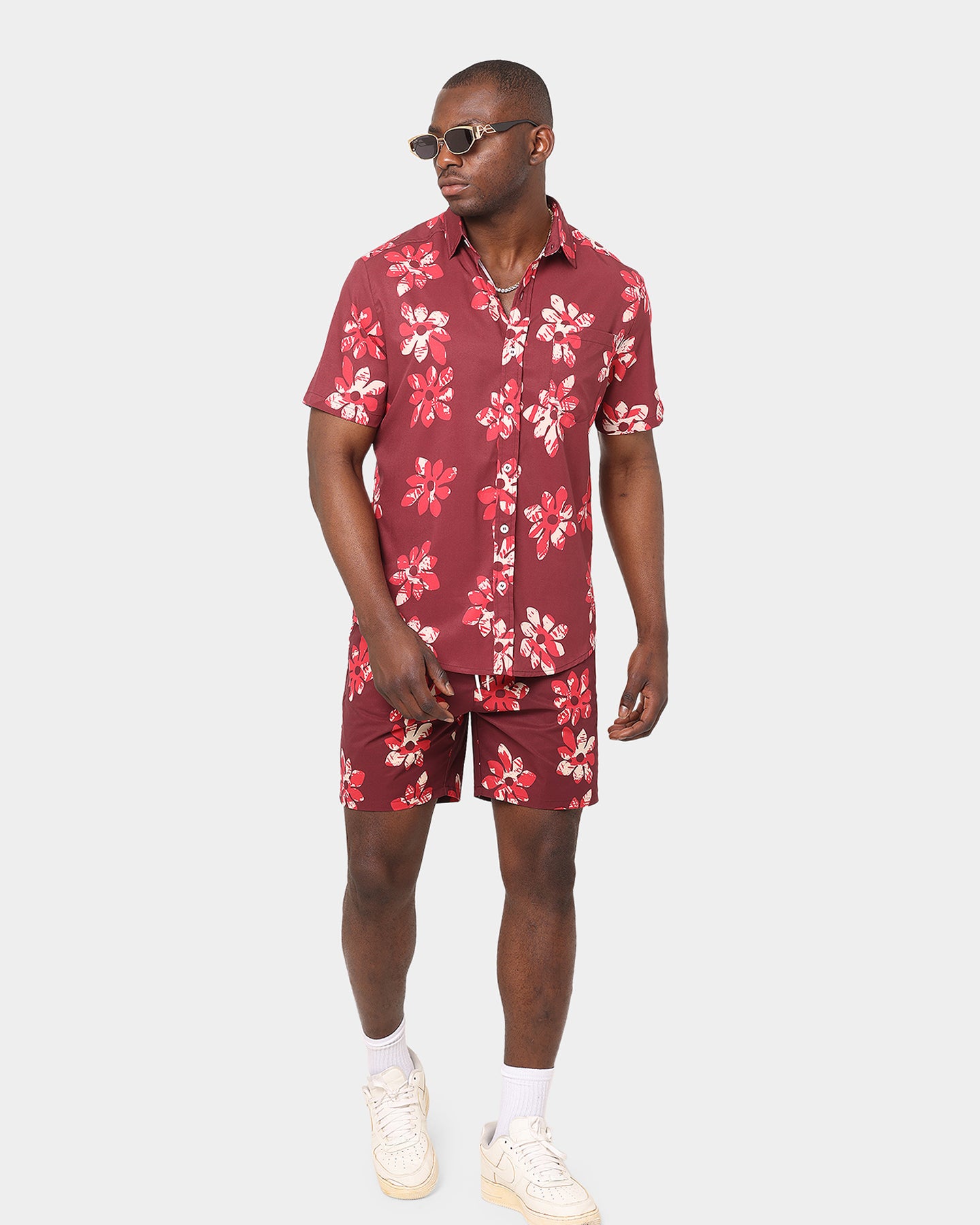 XXIII Reuben Print Shirt Brown、mySite、zt4zffjzw